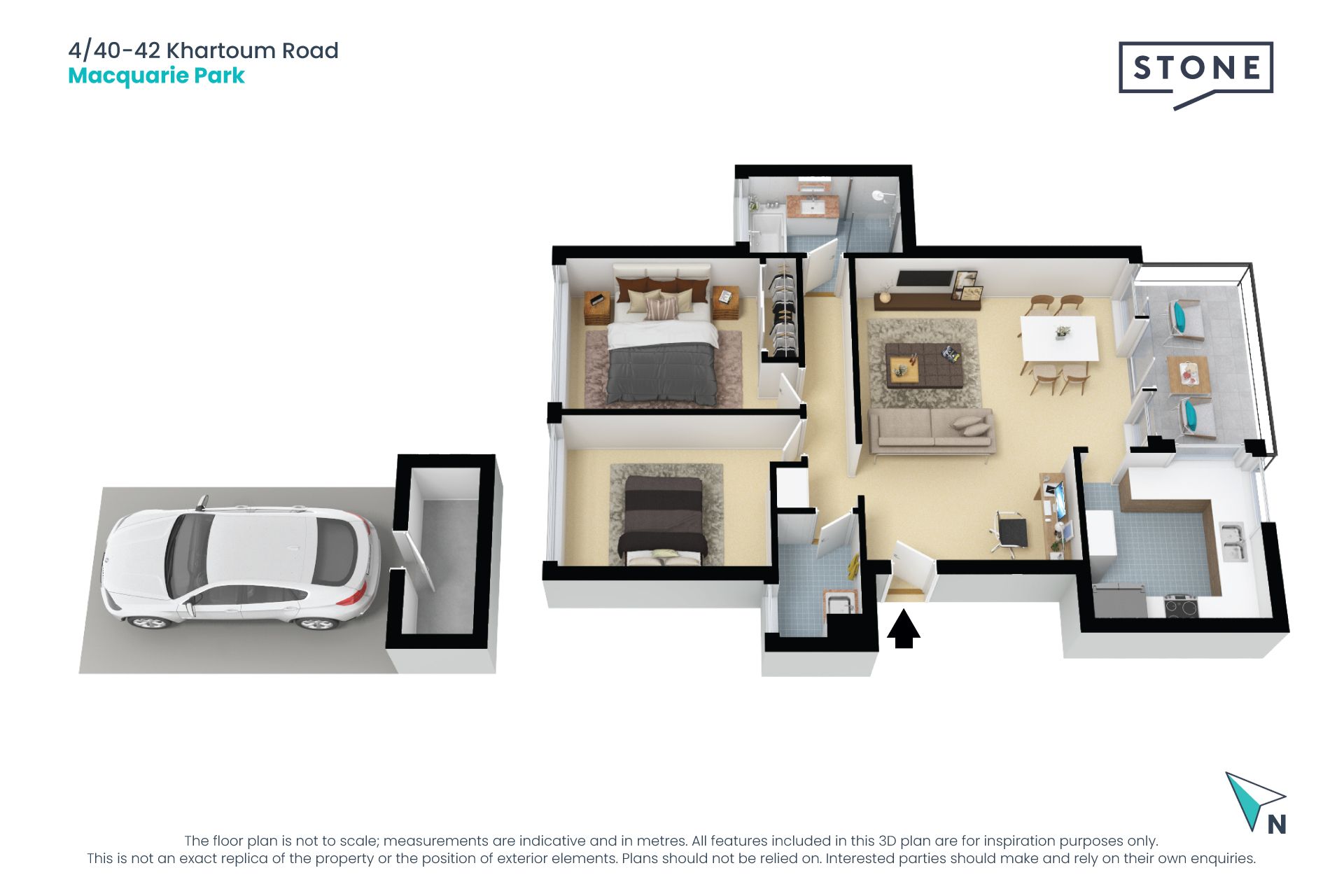 Extremely easy, light-filled and renovated