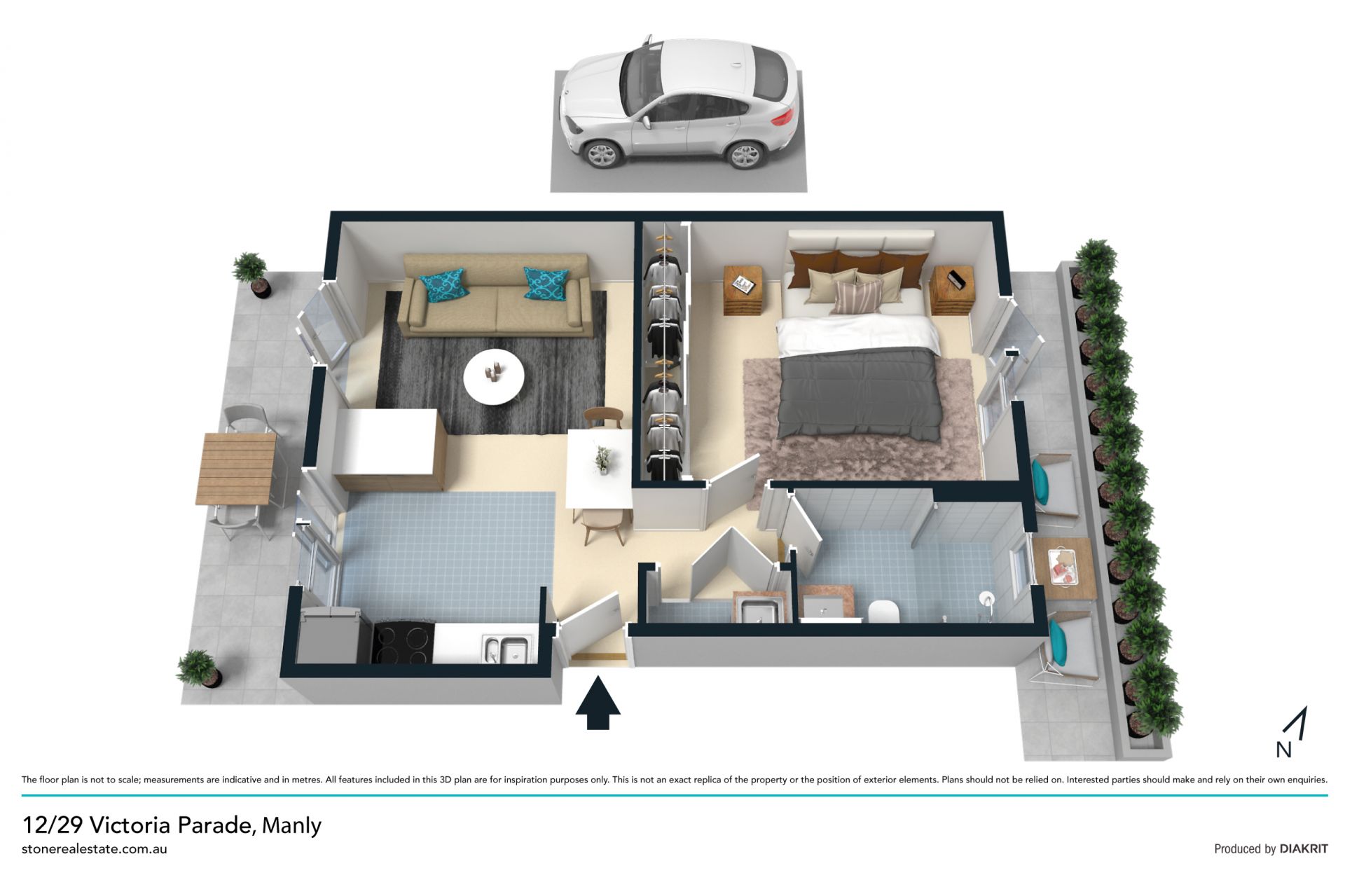 Ultimate garden apartment 100m from Manly beach