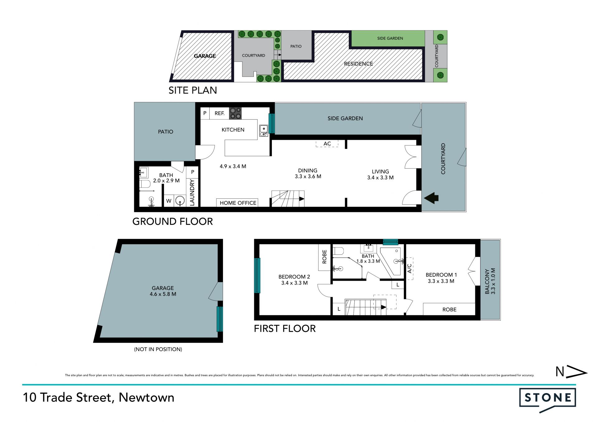 Classic & stylish Newtown terrace with generous oversized garage