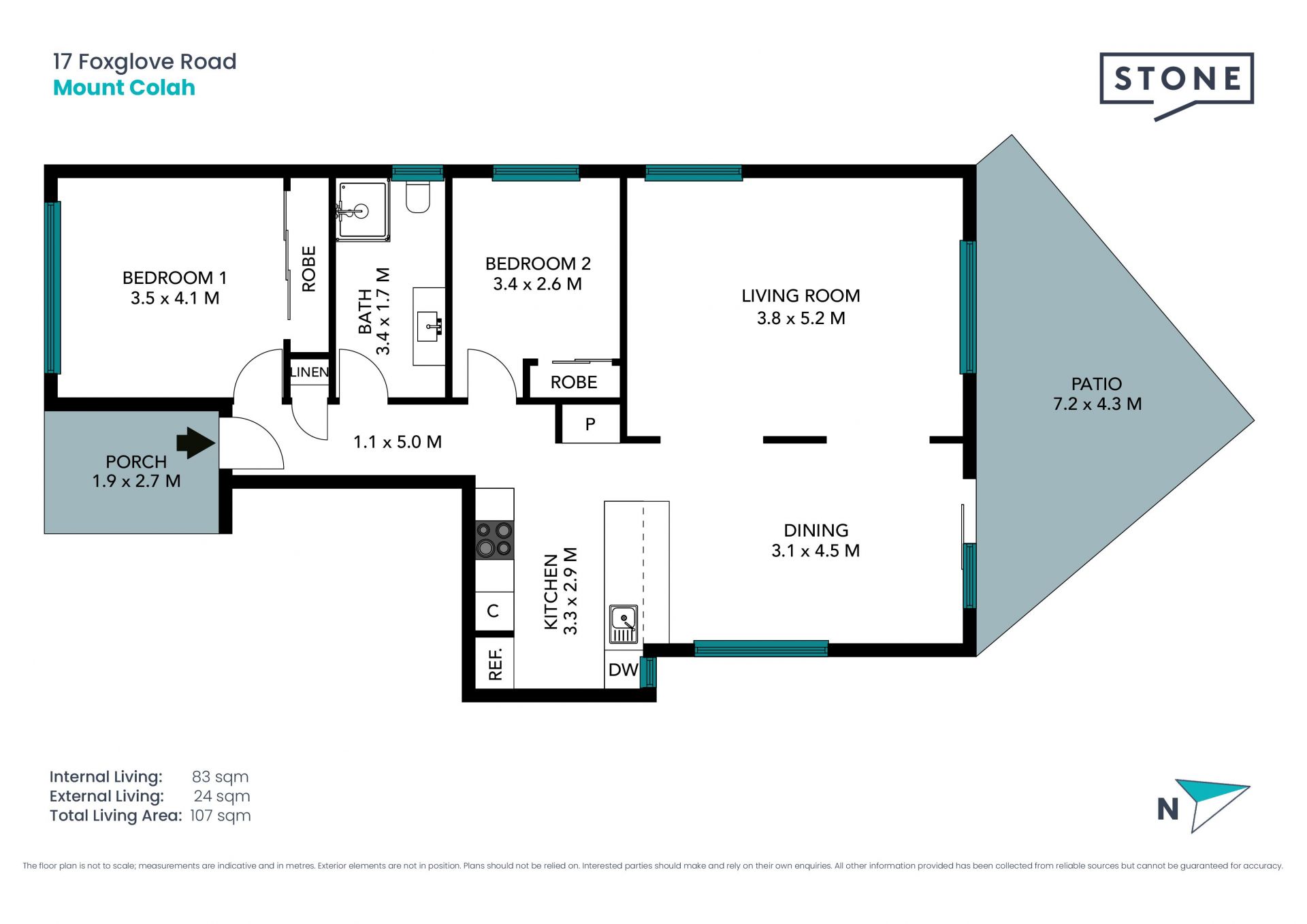 Sunny and stylish granny flat