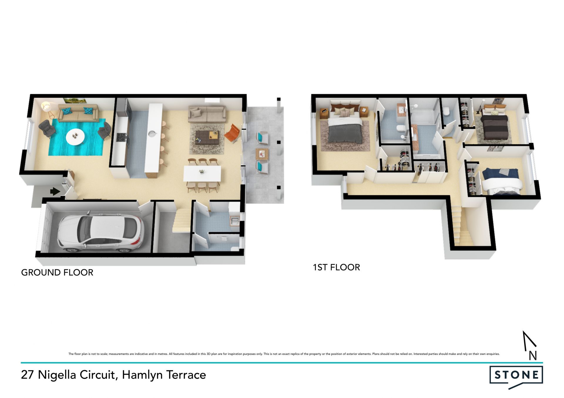 Modern 3 bedroom home, Less than 5 years old