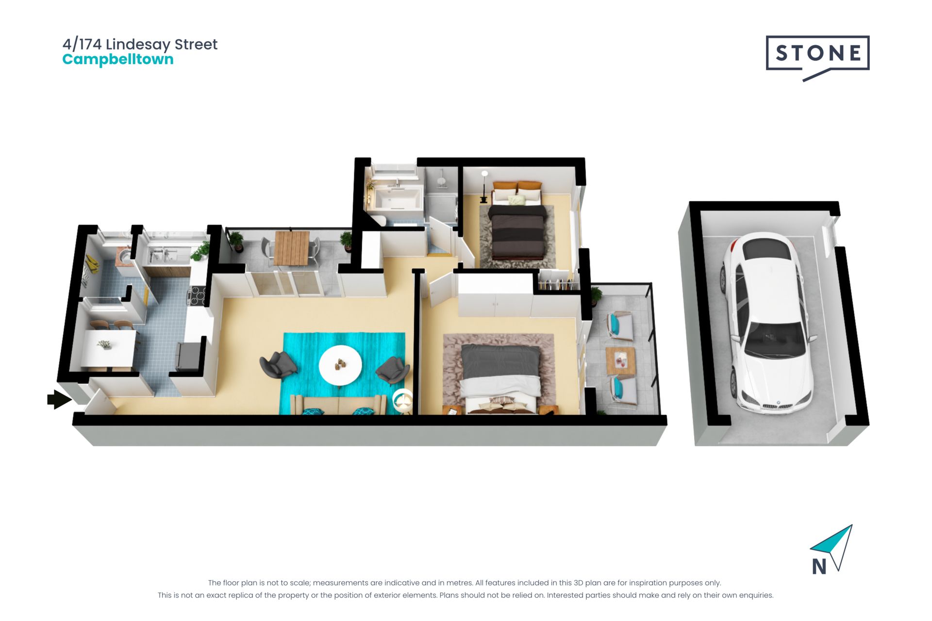 Cozy two bedroom apartment