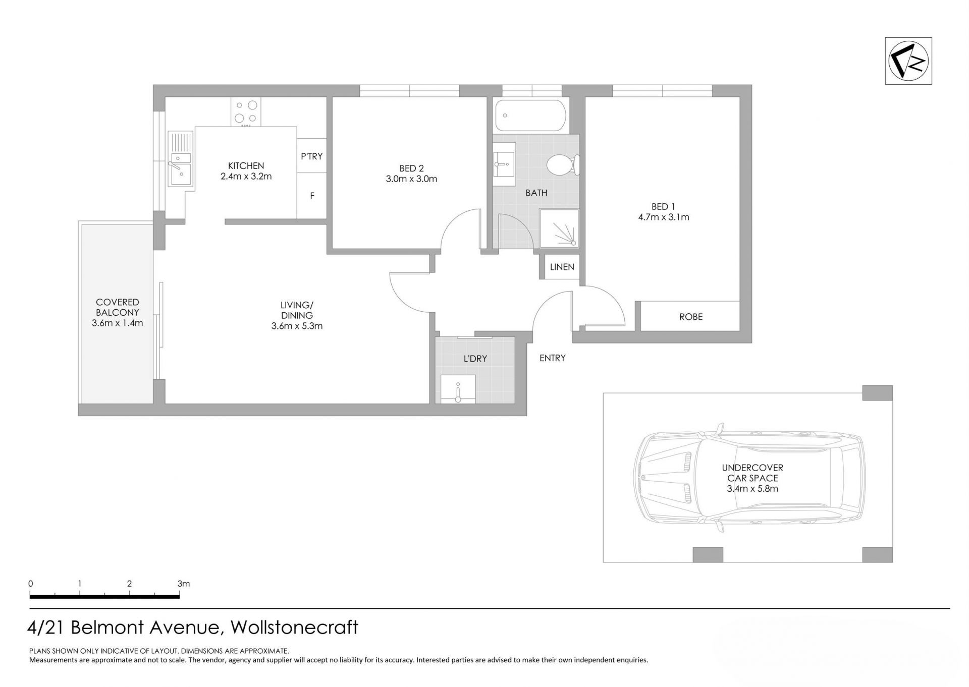 Renovated security apartment in convenient location