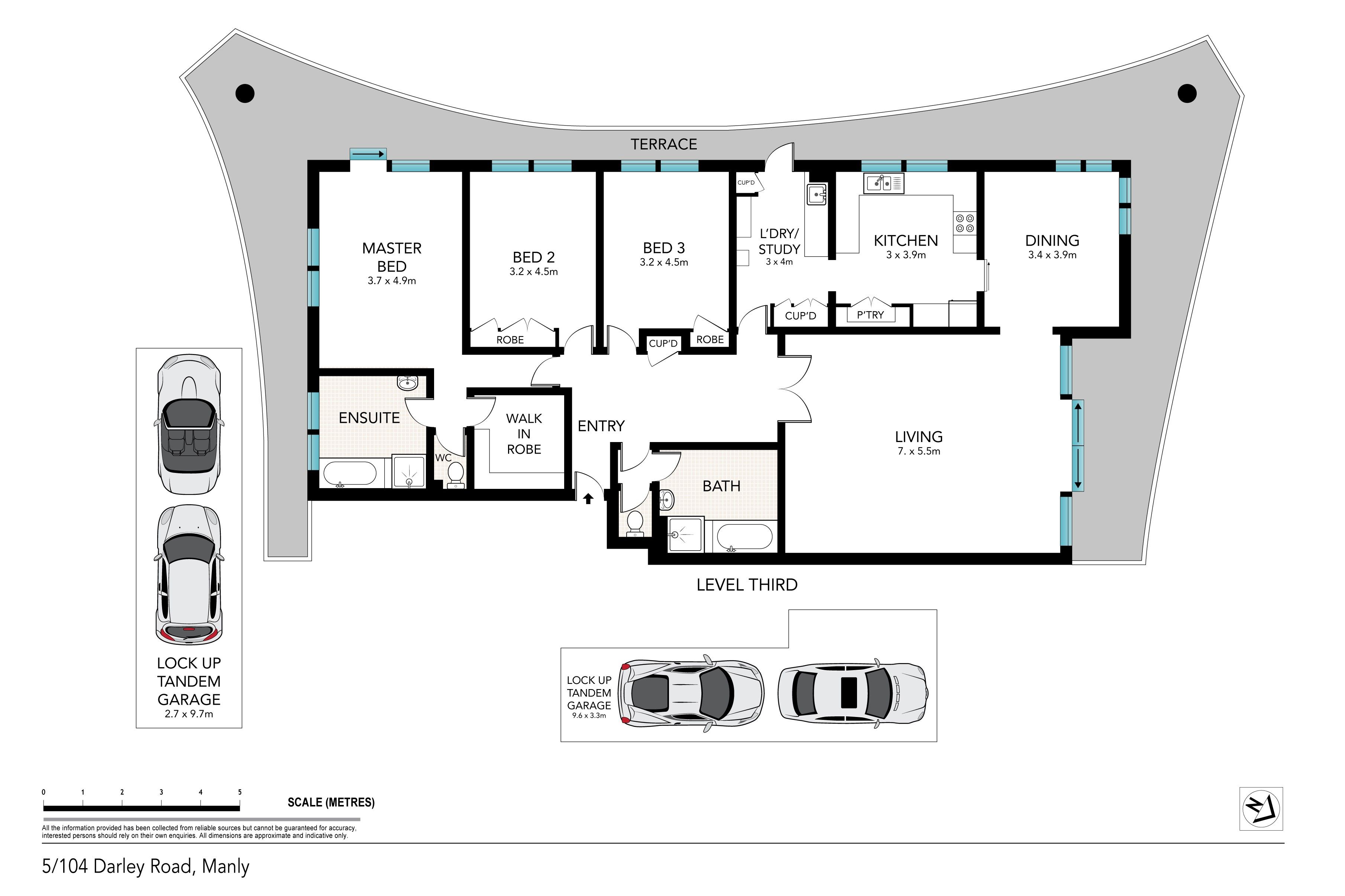 Penthouse-like proportions and sweeping panoramas
