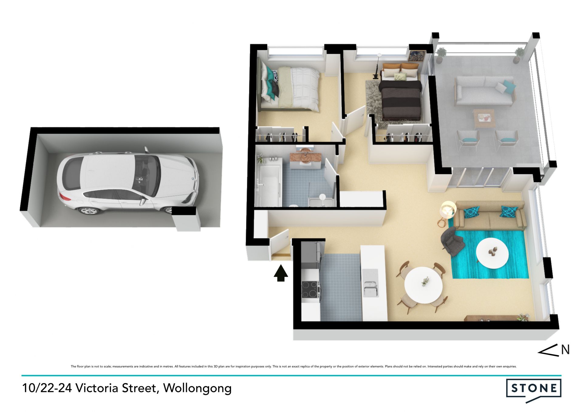 Oversized apartment in the heart of Wollongong