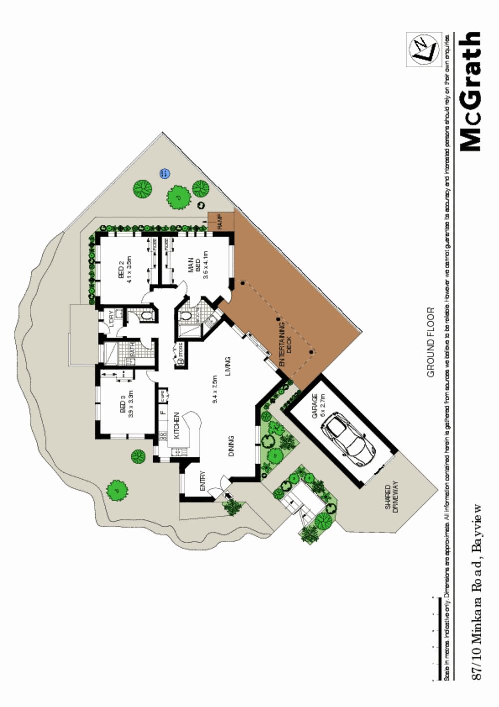 Spacious apartment in a tranquil bush setting