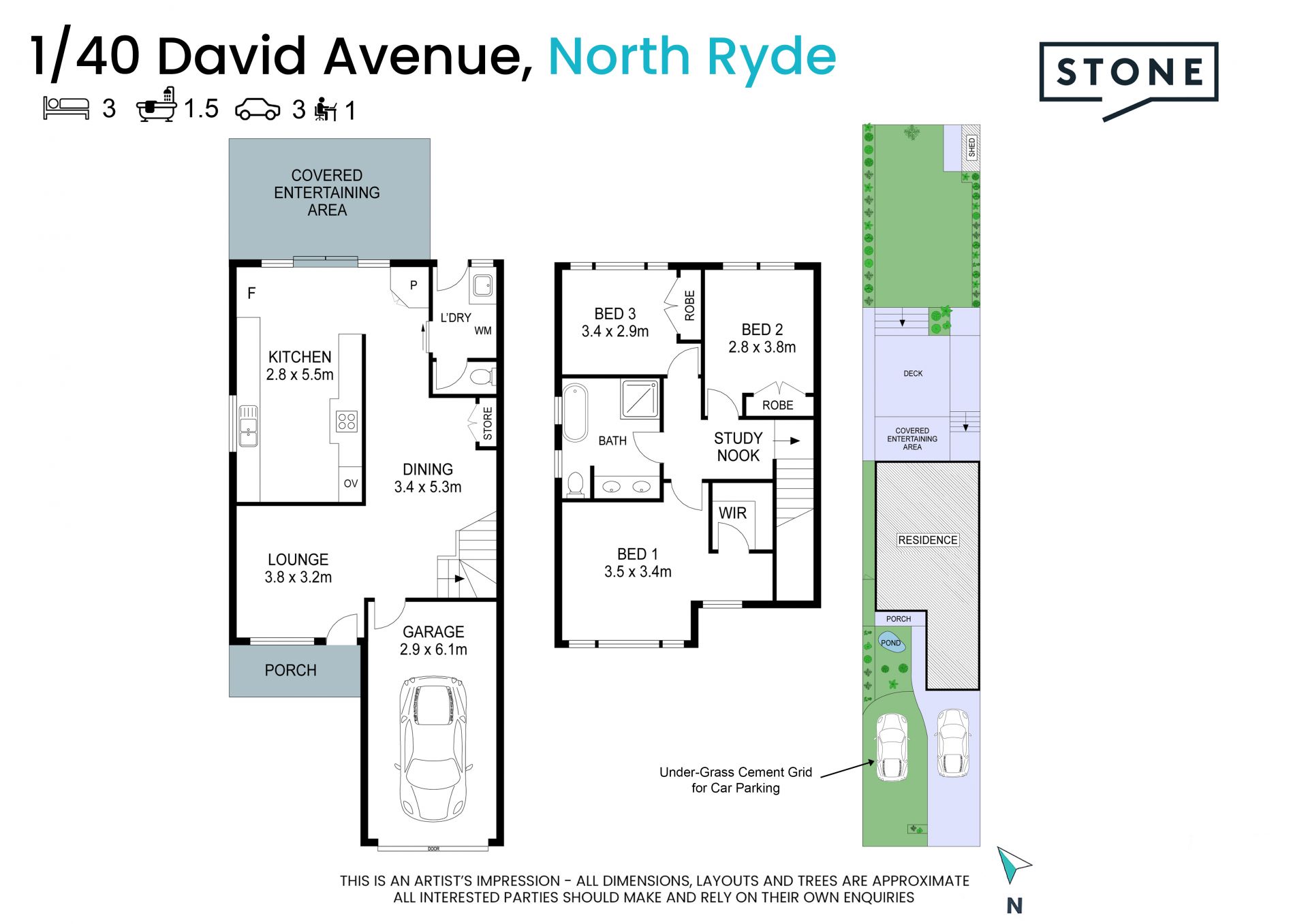 Sold January 2025 - Contact James Ramsay 0420 665 913 - Entertainers' duplex with stylish recent updates in ultra convenient locale