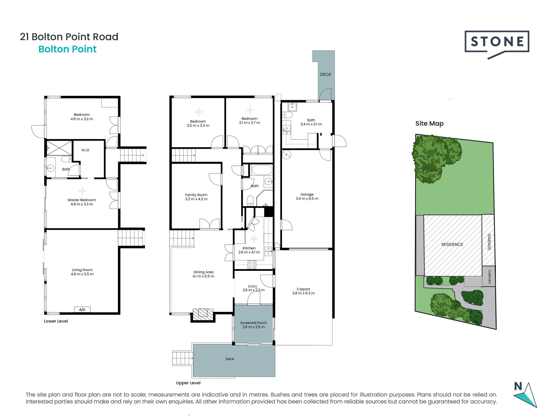 Waterfront reserve and lake views