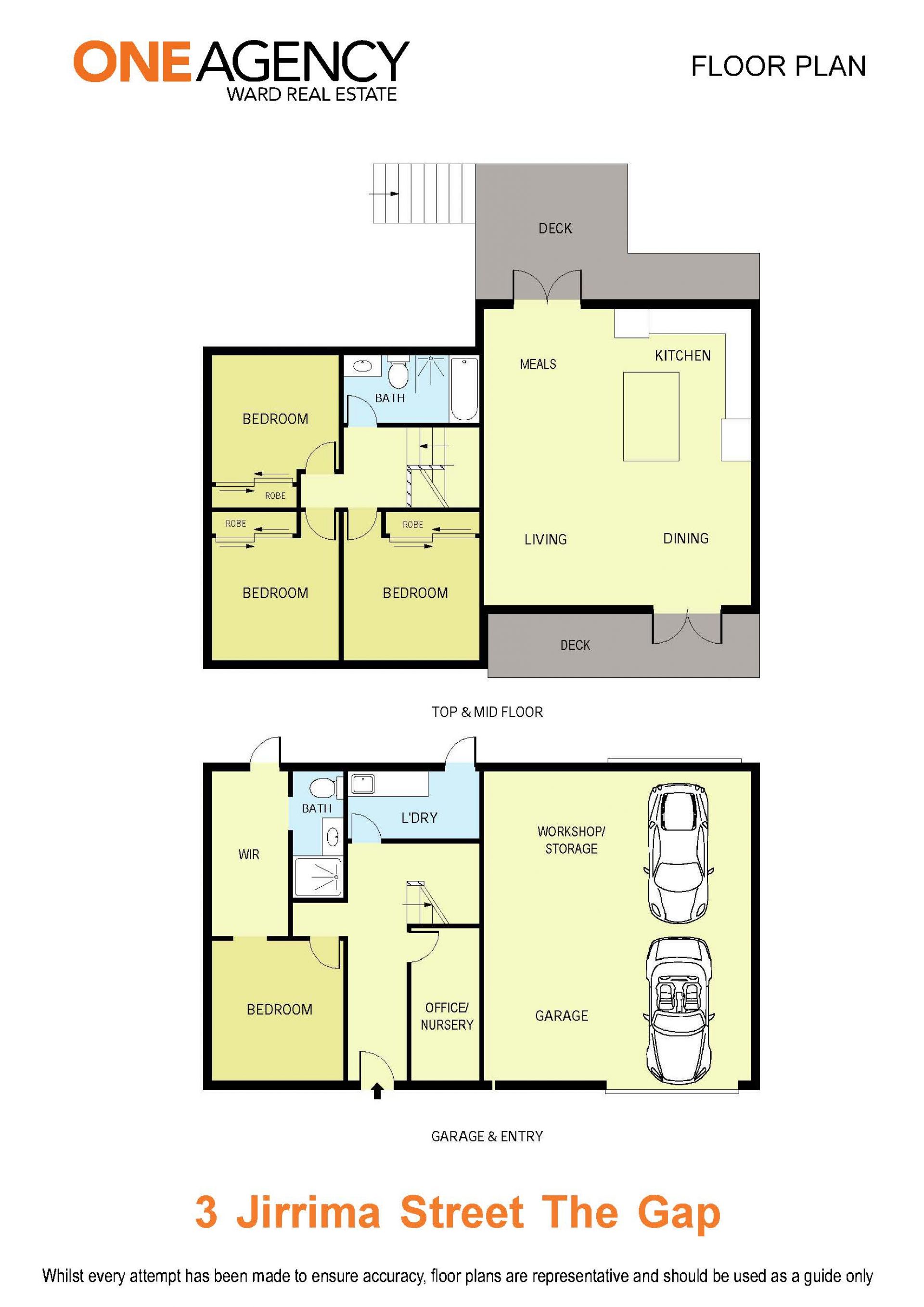 COMPLETELY RENOVATED, BIG BLOCK, 4 BED + OFFICE