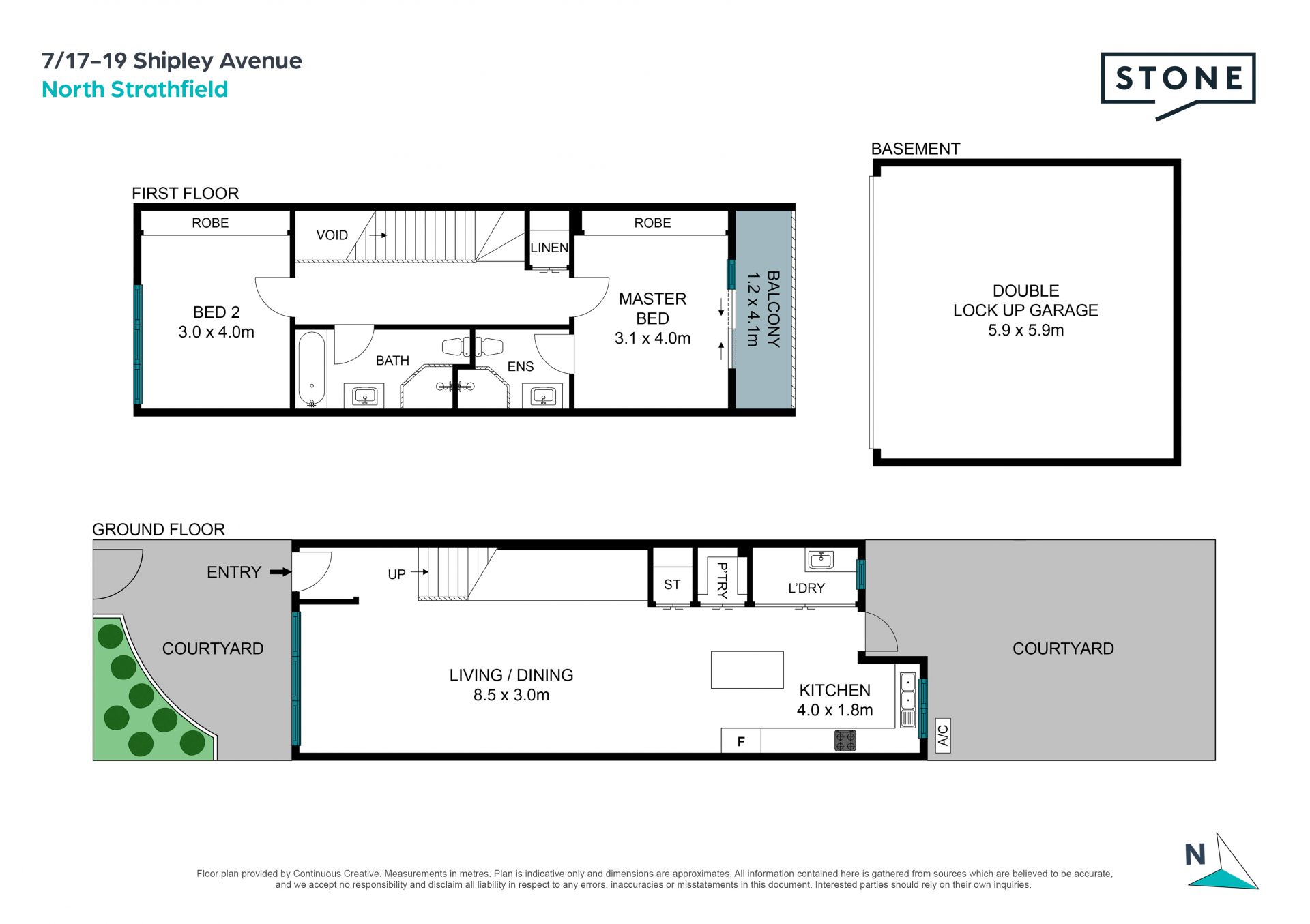 Modern townhouse of space, light and convenience