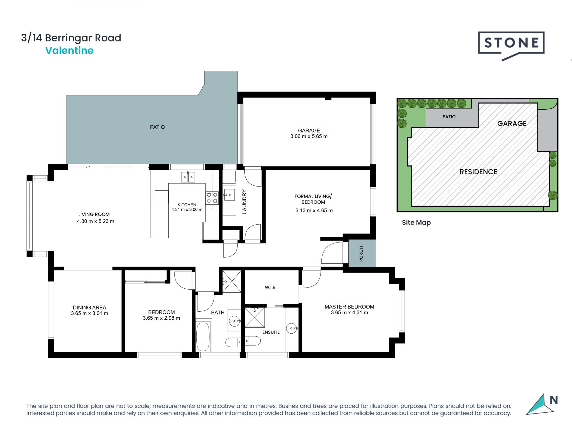 Level living, walk to shops and water