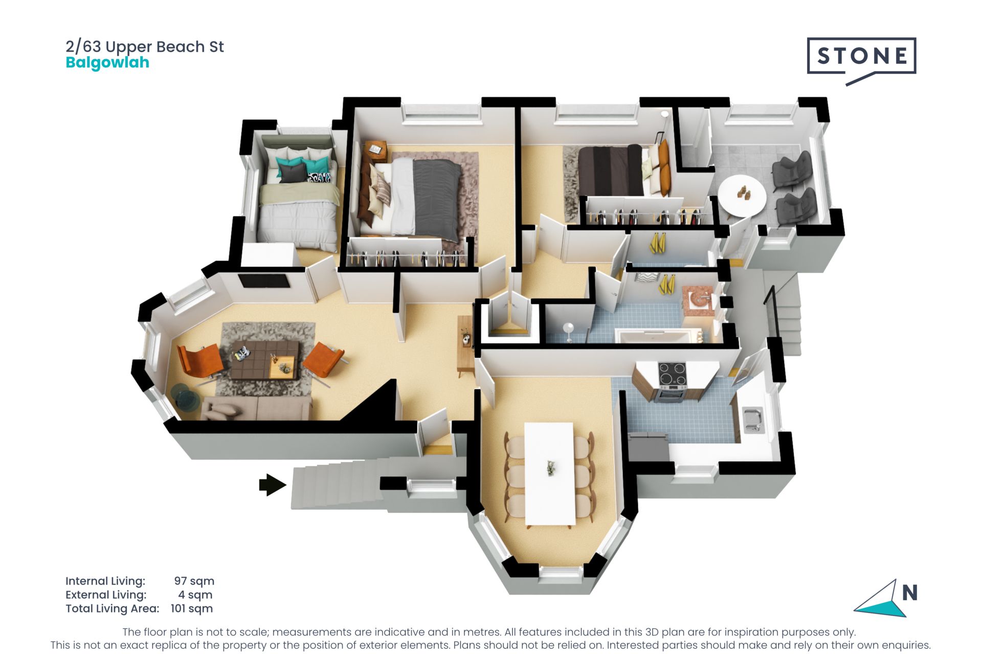 Elegant and spacious upper duplex in lifestyle setting
