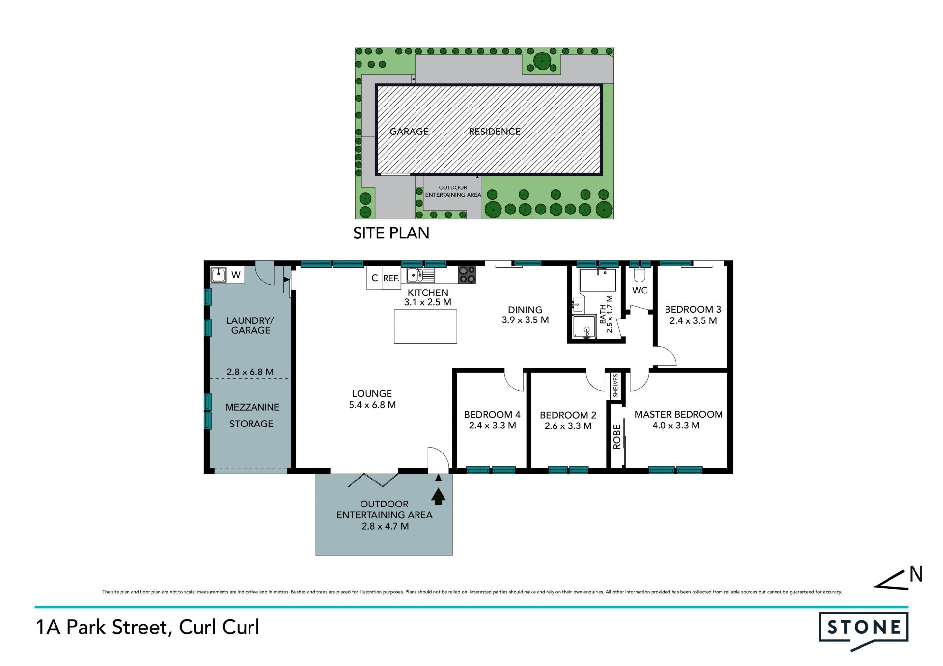 Freestanding carefree park-side sanctuary