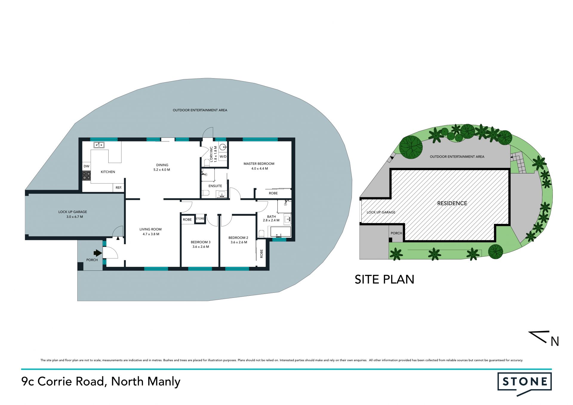Modern freestanding home in prime tranquil central setting