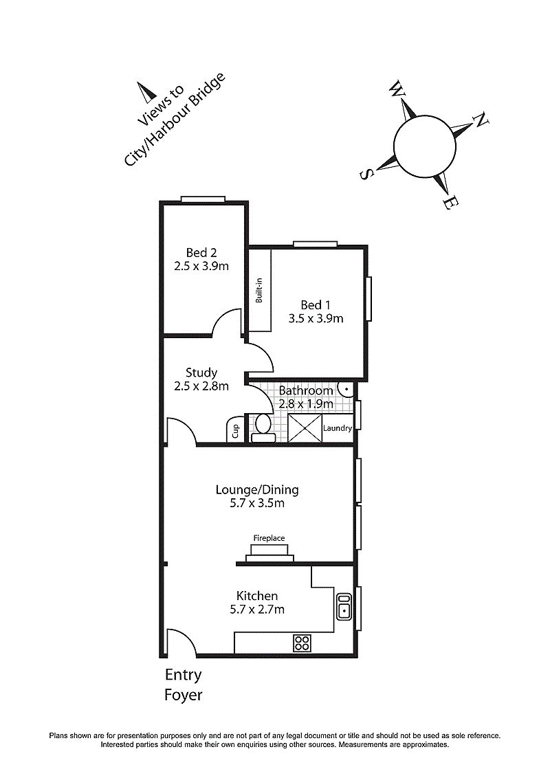 SOLD - BUILDING RECORD Renovated North-facing 2 Bedroom Apartment