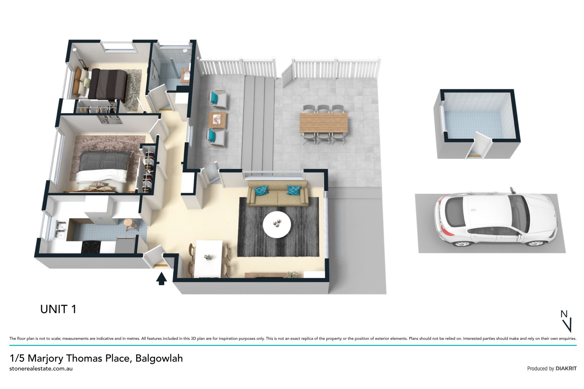 Boutique block of four apartments to be sold individually or in one line