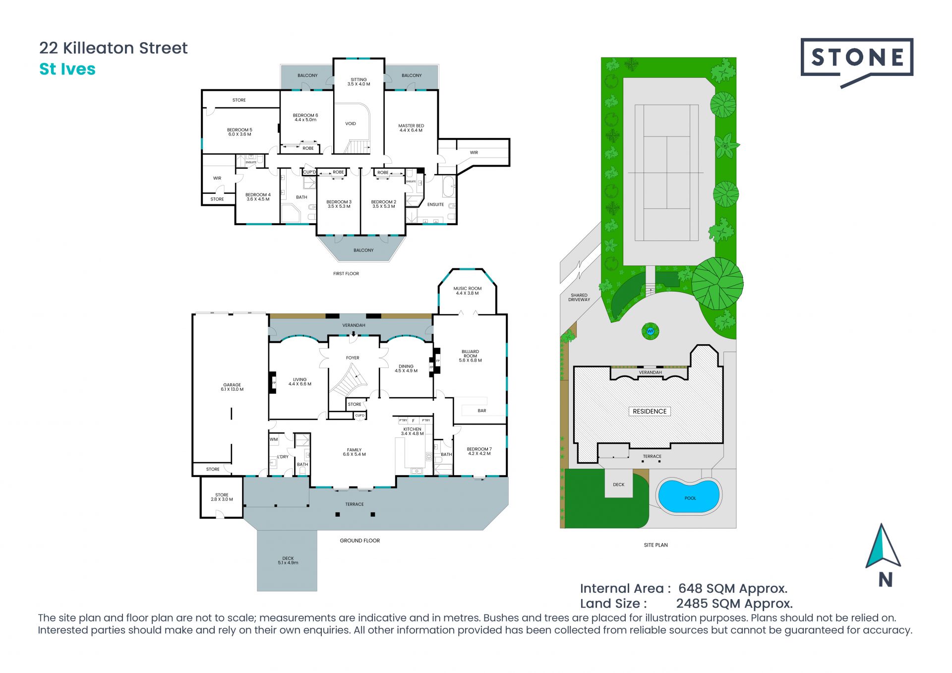 Palatial tennis court estate boasts over 600sqm interiors