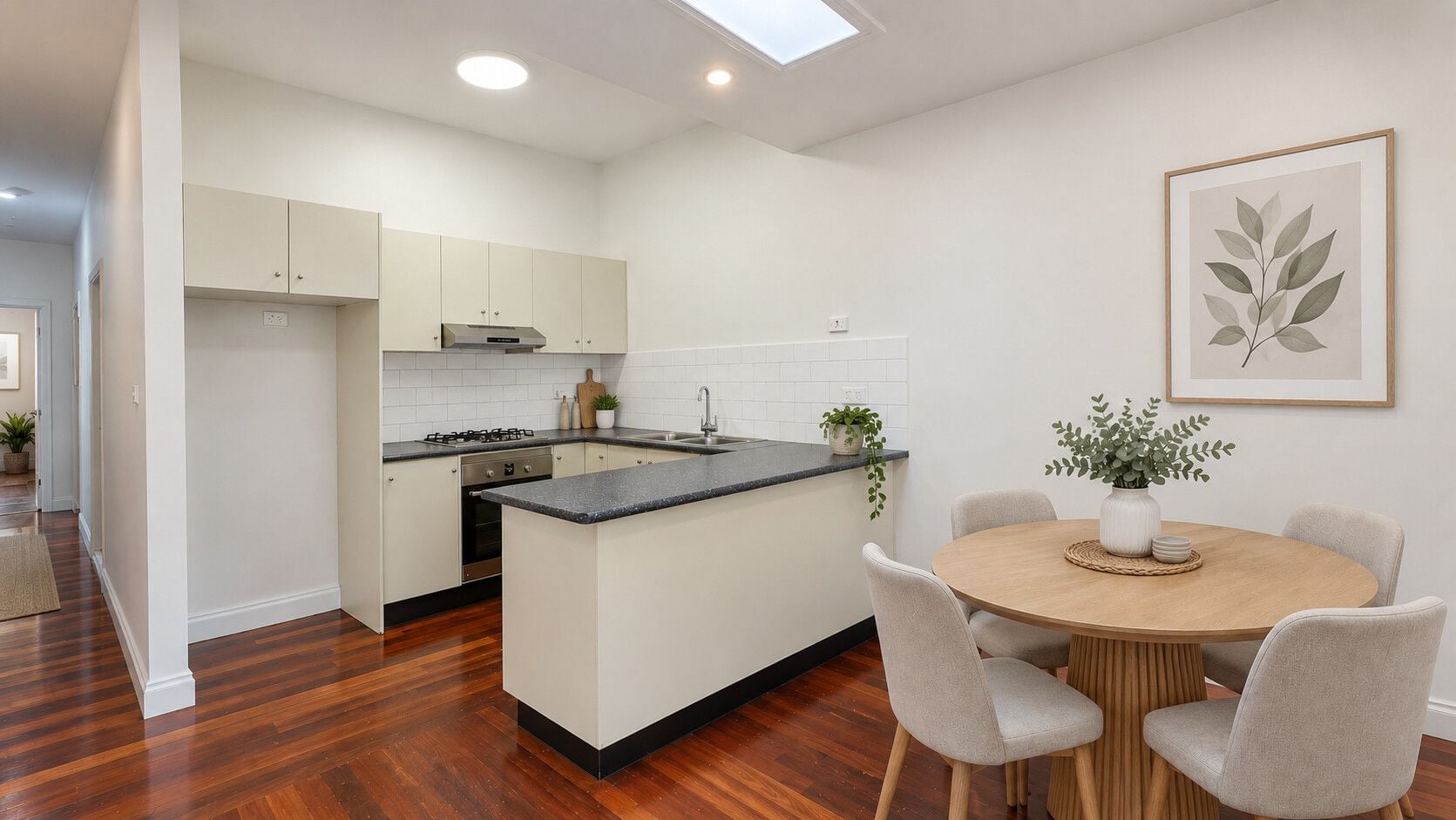 Comfortable and well-presented living area