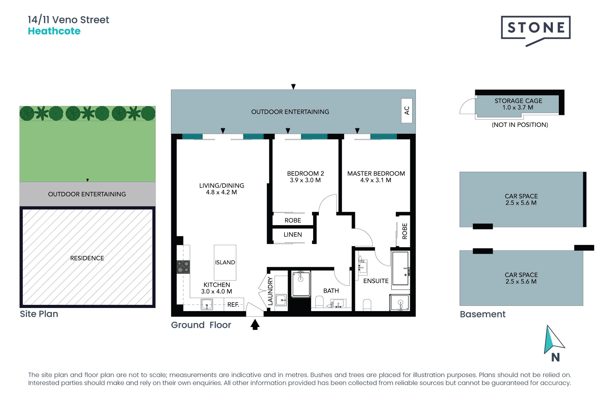 Low maintenance, quality apartment in prime location.