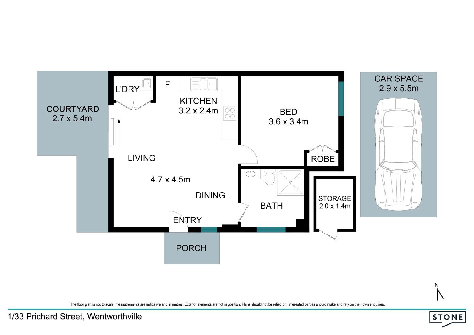 Ground Floor 1 Bedroom Home at Convenient Location