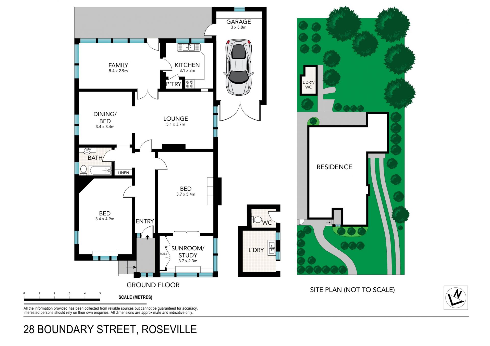 Solid original bungalow in convenient locale