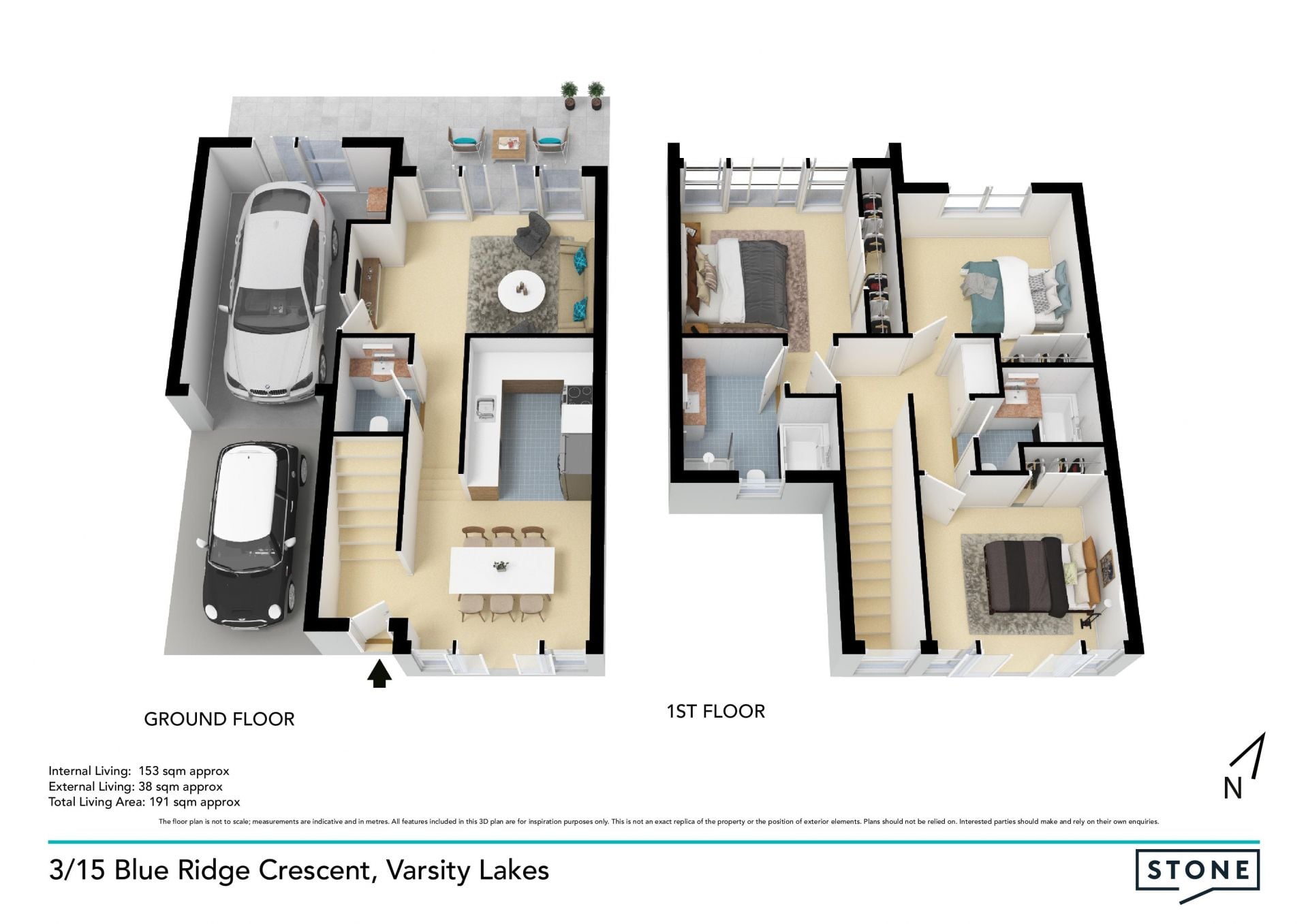Boutique quality townhouse in peaceful cul-de-sac location