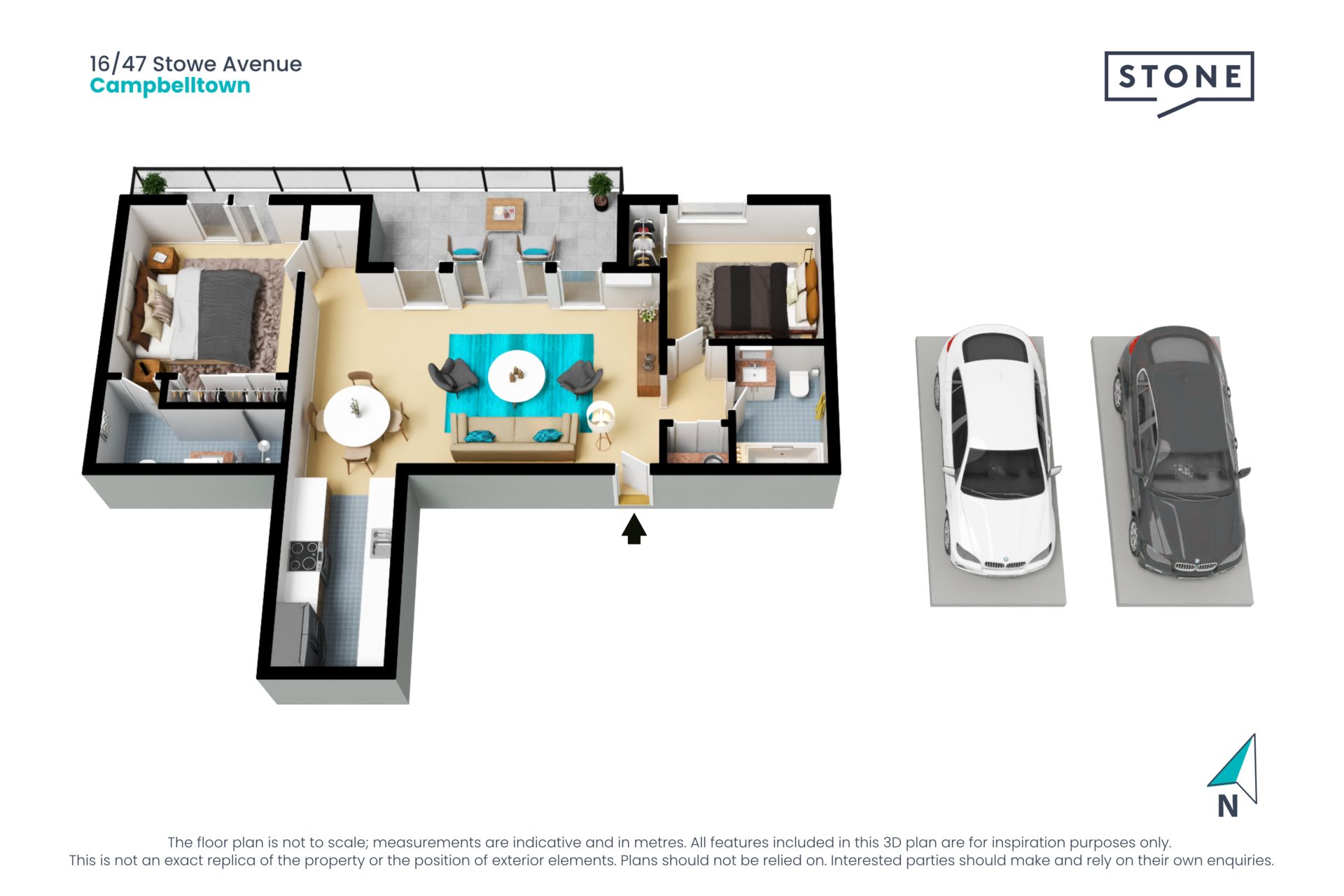 Stylish Apartment with Prime Location & Views