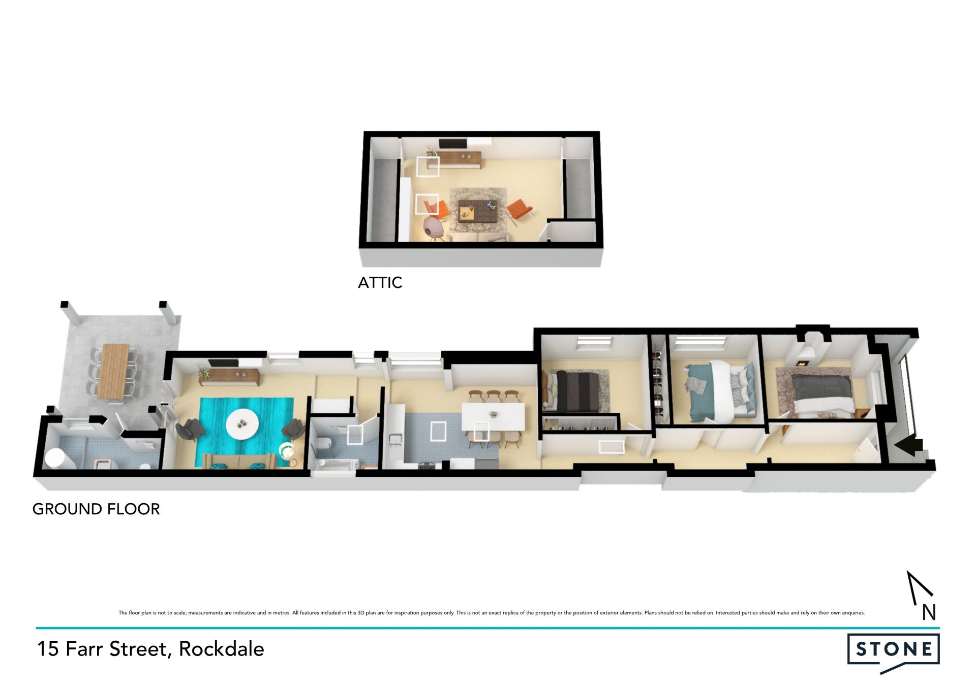 Completely modernised freestanding worker's cottage