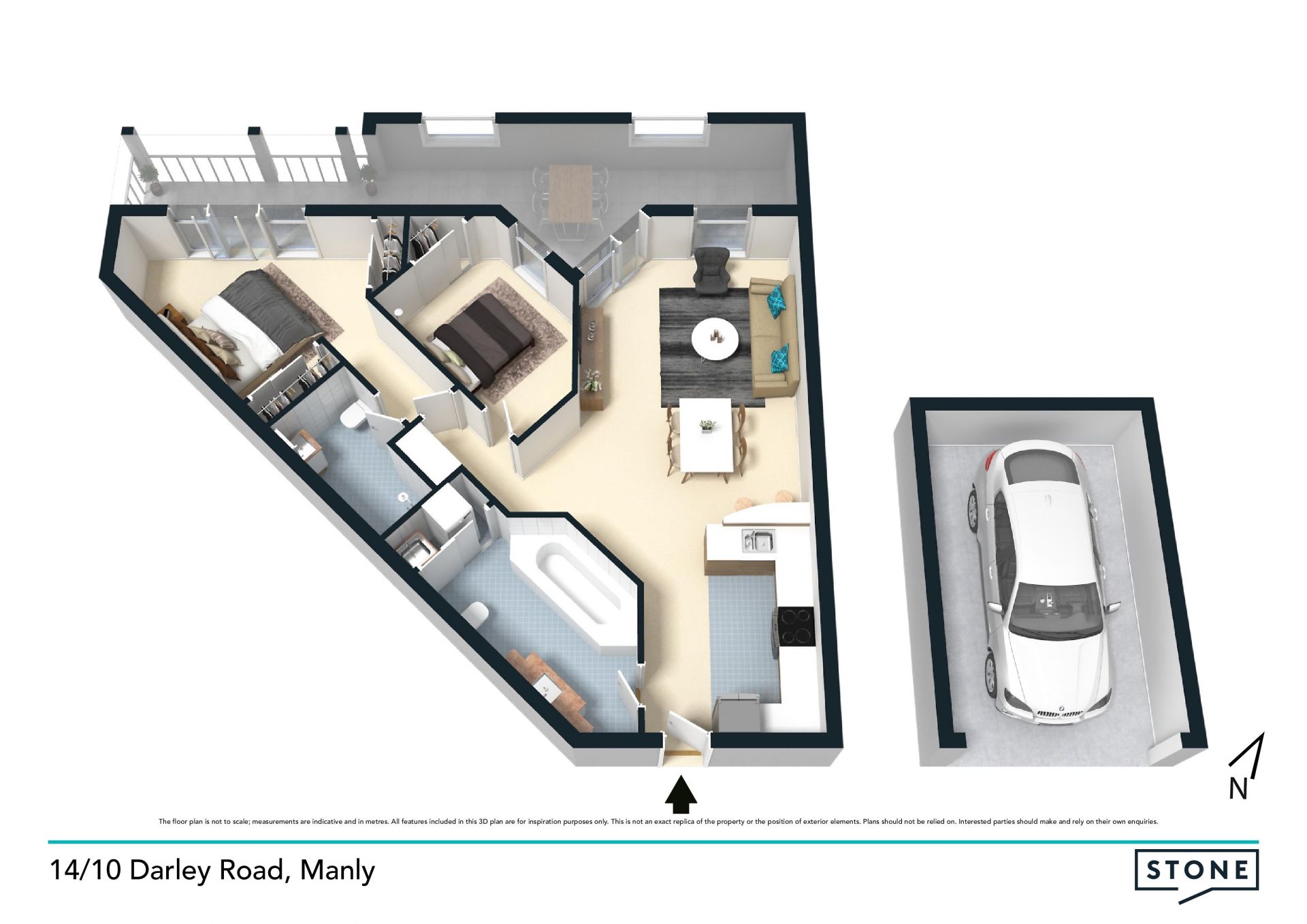 Gorgeous north-facing apartment in the heart of Manly
