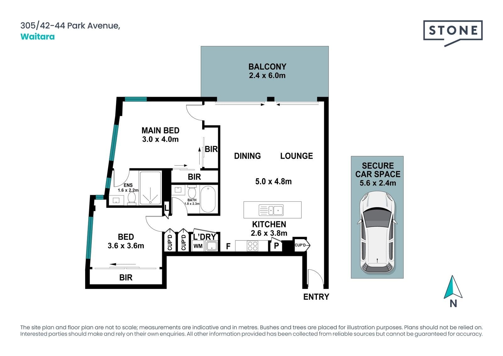 Modern & Spacious Apartment in the heart of Waitara