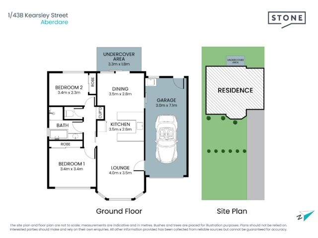 Neat and tidy brick two bedroom unit