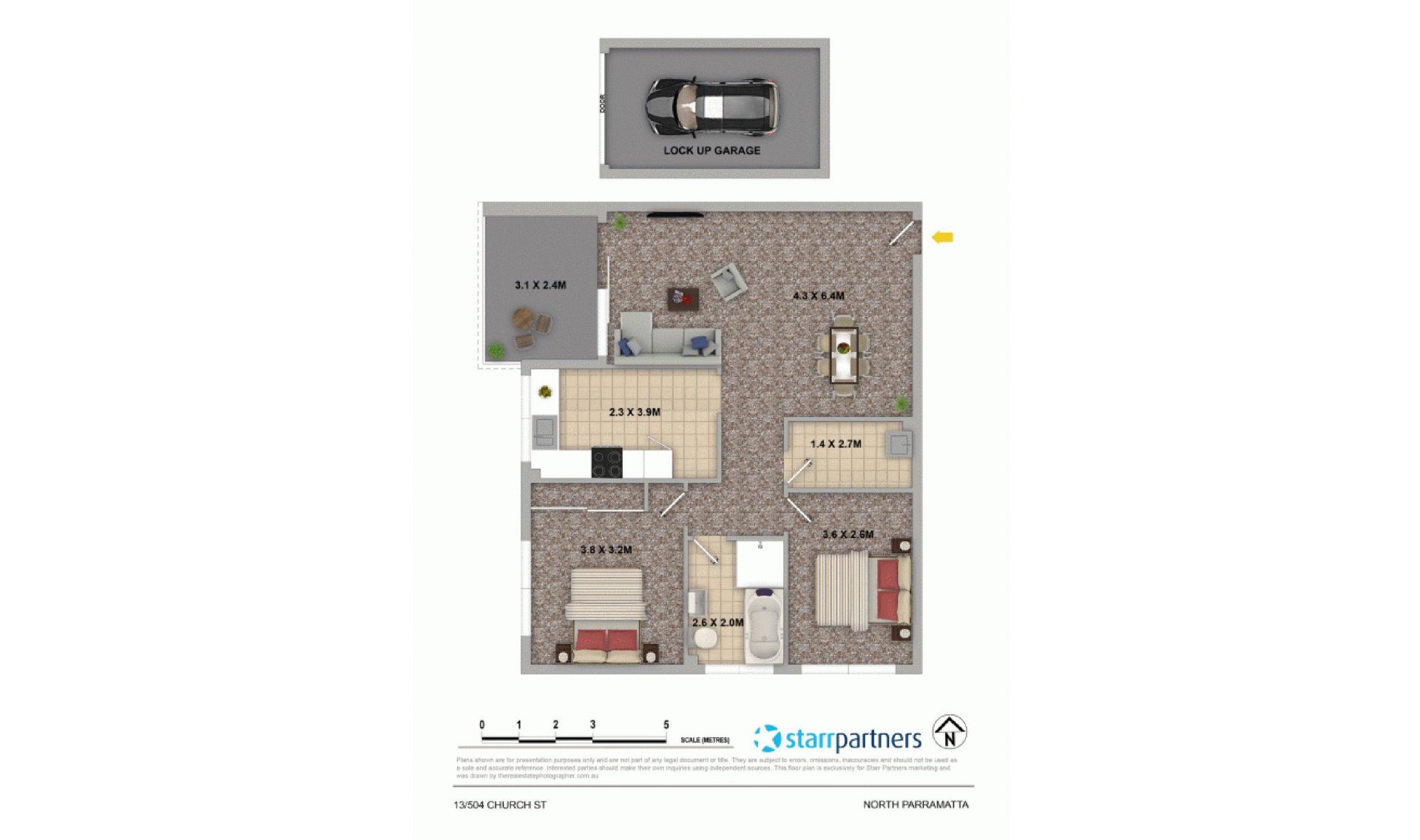 Tidy Two Bedroom Apartment