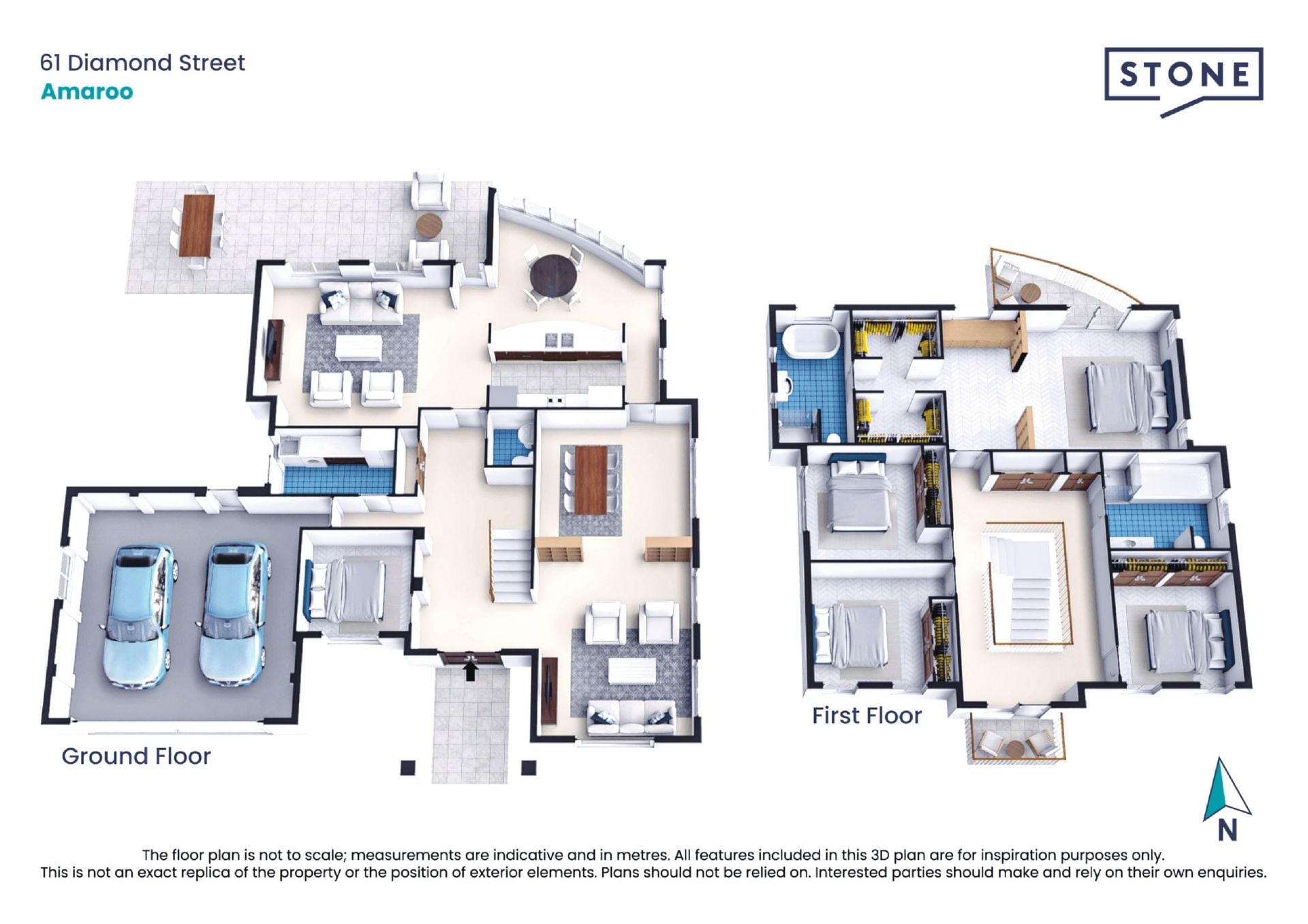 Grand Family Living with Modern Finishes Throughout