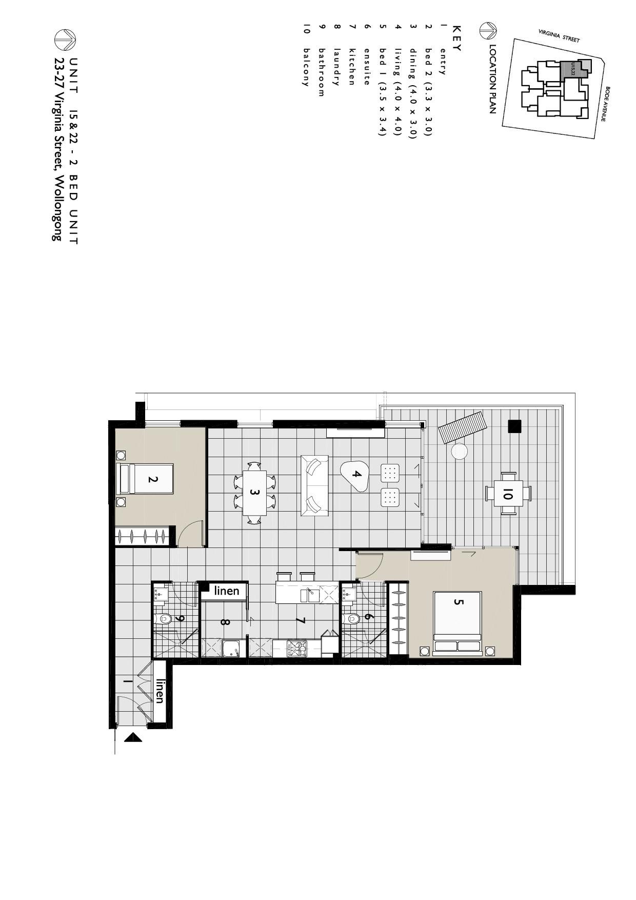 Modern and Spacious 2 bedroom apartment