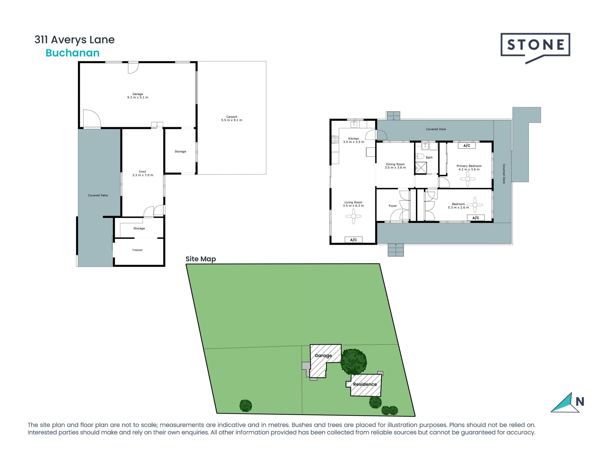 Centrally Located Two Acre Property with Renovated Two-Bedroom Home