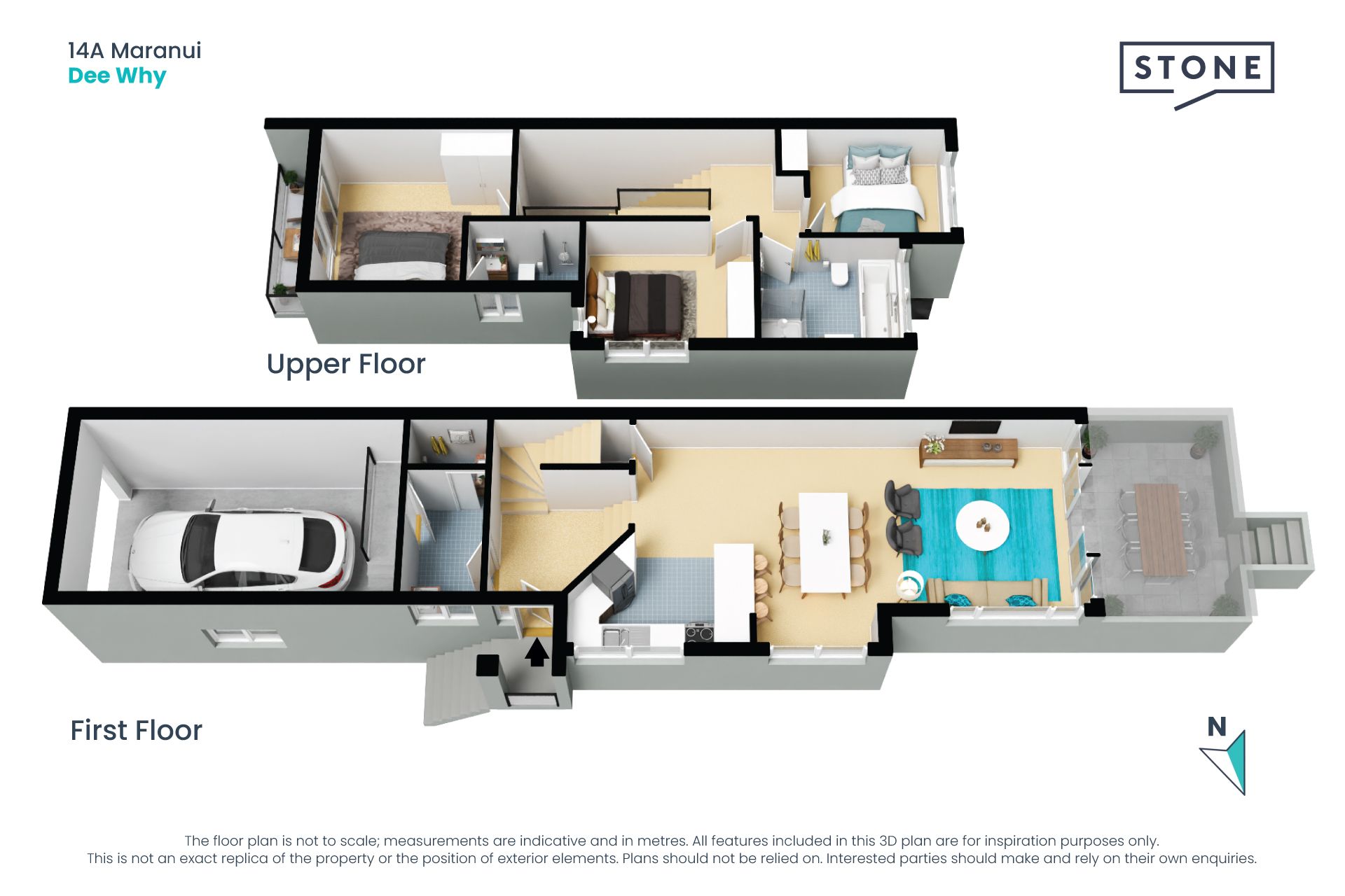 Tranquil Three-Bedroom Townhouse on a Quiet Street