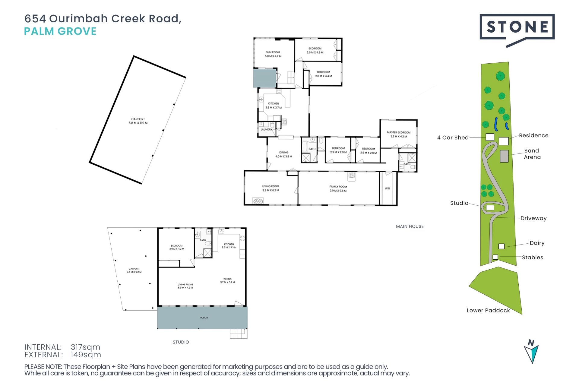 Your Own Hidden Valley Escape – 16 Acres, Creek & Separate Studio