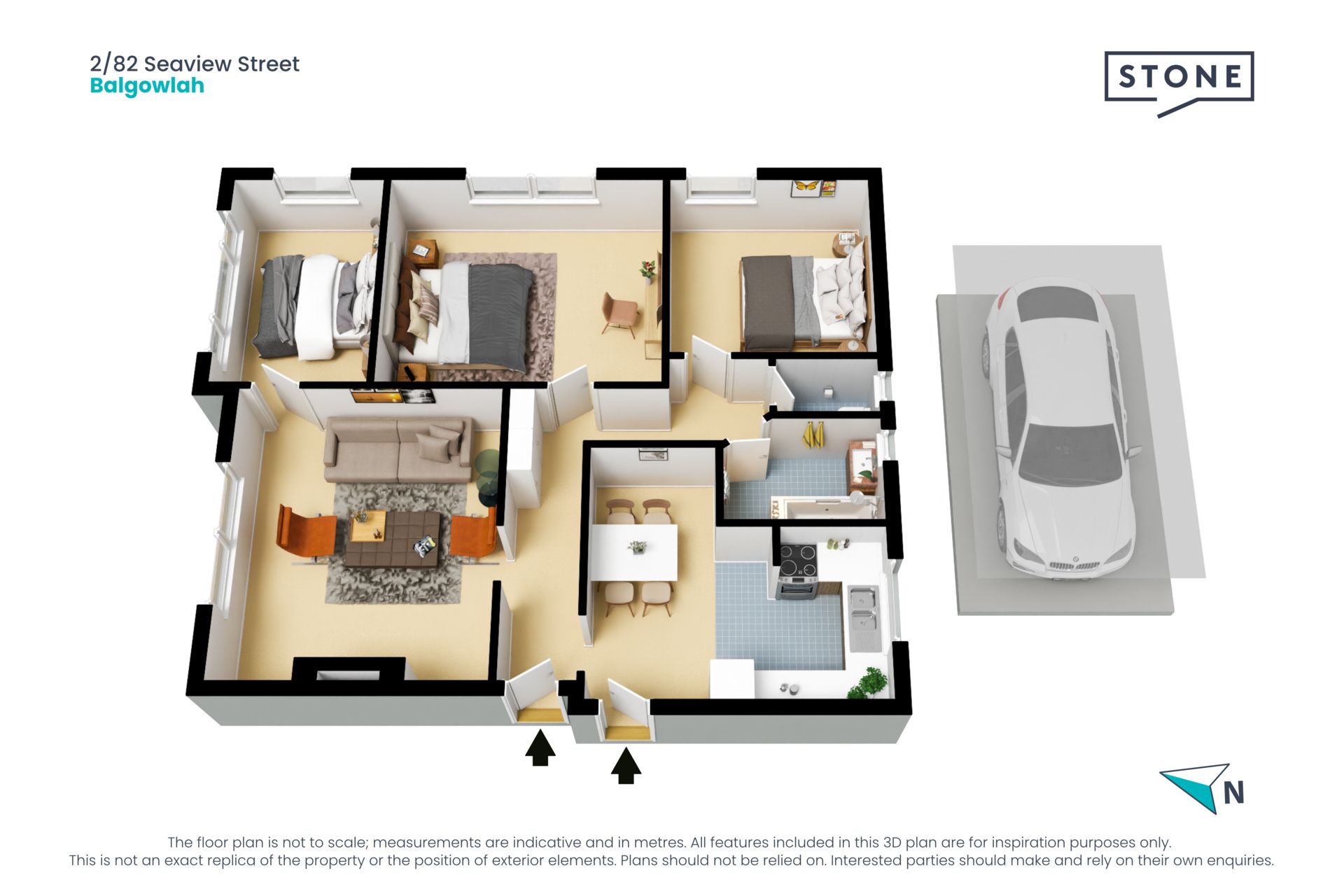 Newly renovated apartment