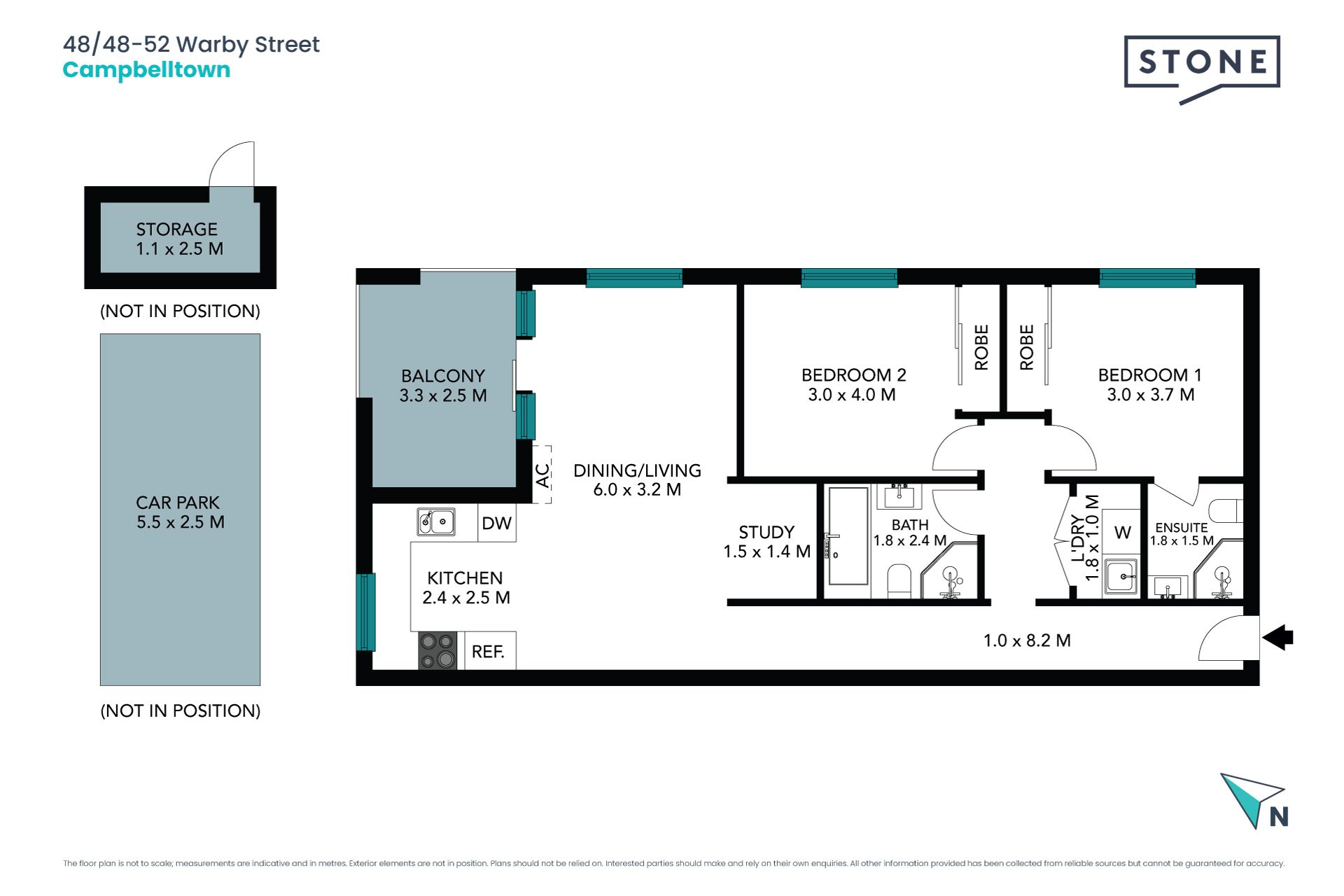 2 bedroom apartment in a prime location