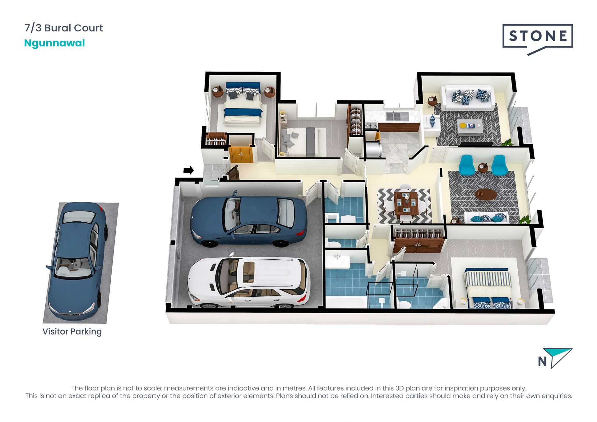 Spacious 3 bed, ensuite, double garage in Ngunnawal