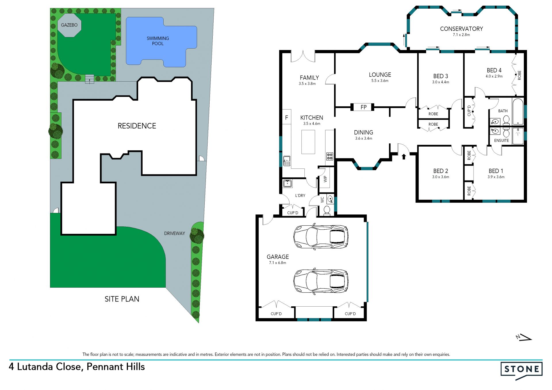 High side, double brick home spanning 790sqm