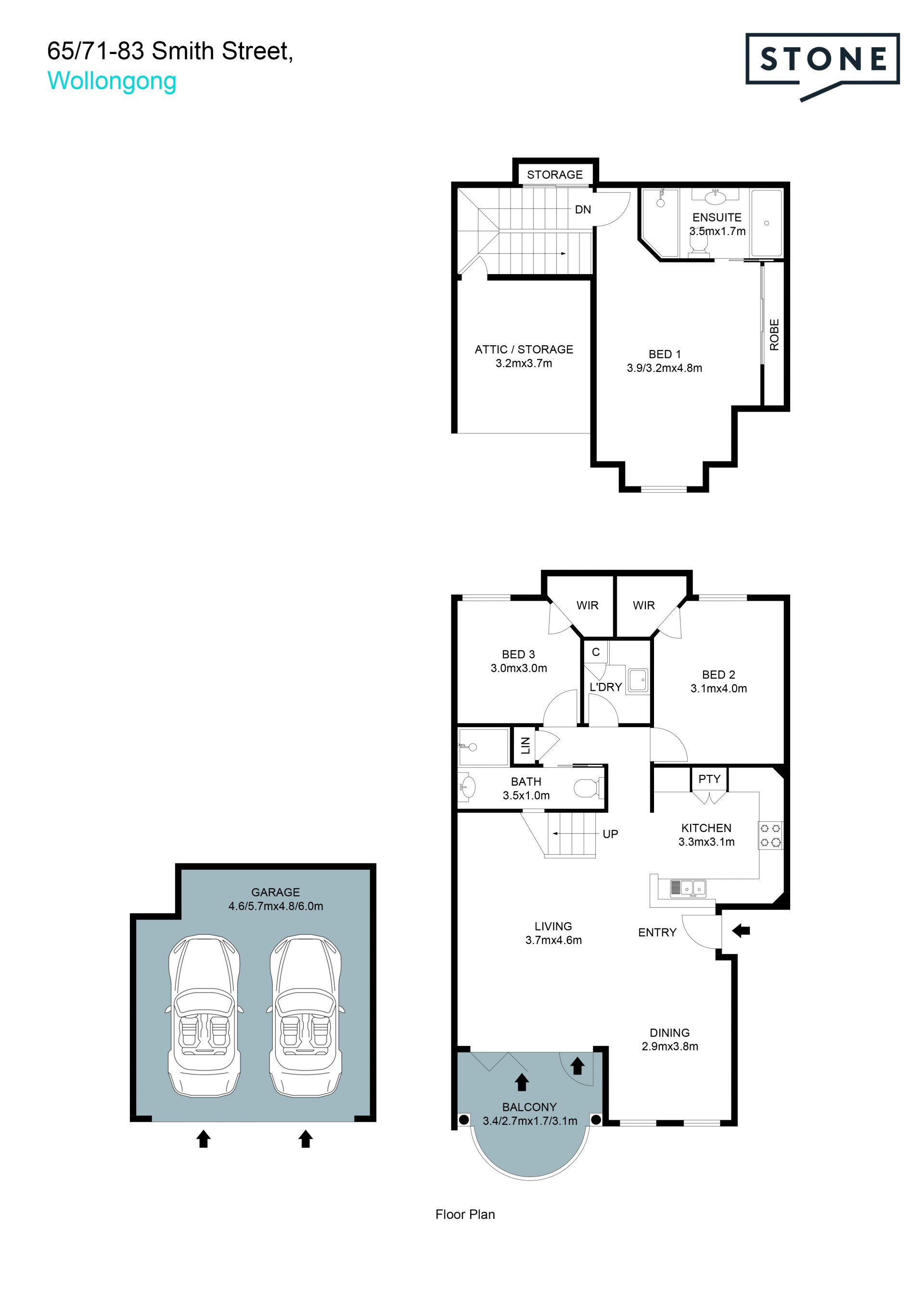 Dual level apartment