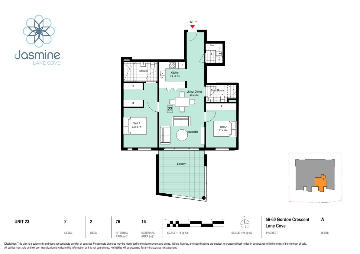 Generous 2 Bedroom Apartment In A Quiet Setting