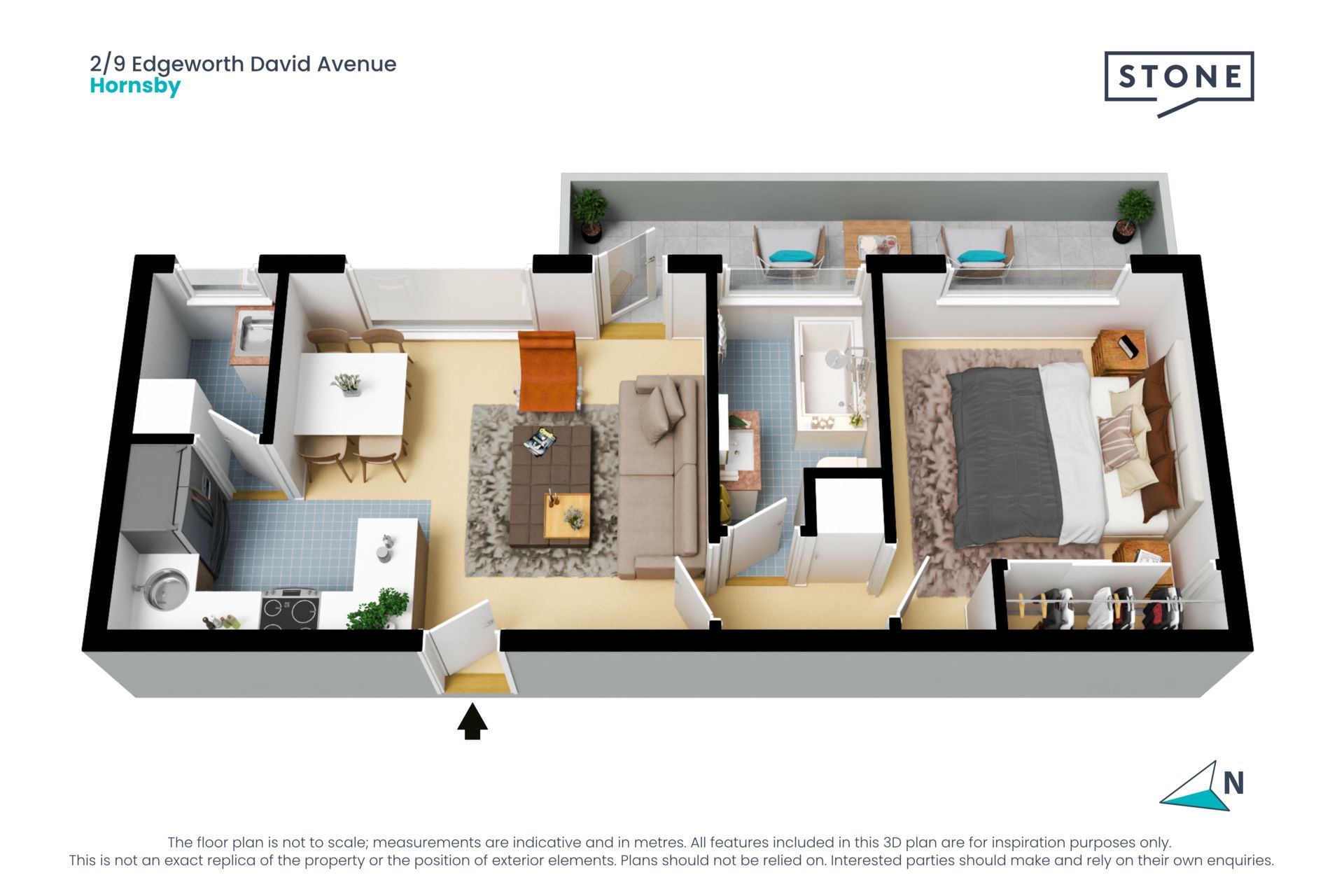 Low maintenance one-bedroom unit in prime spot