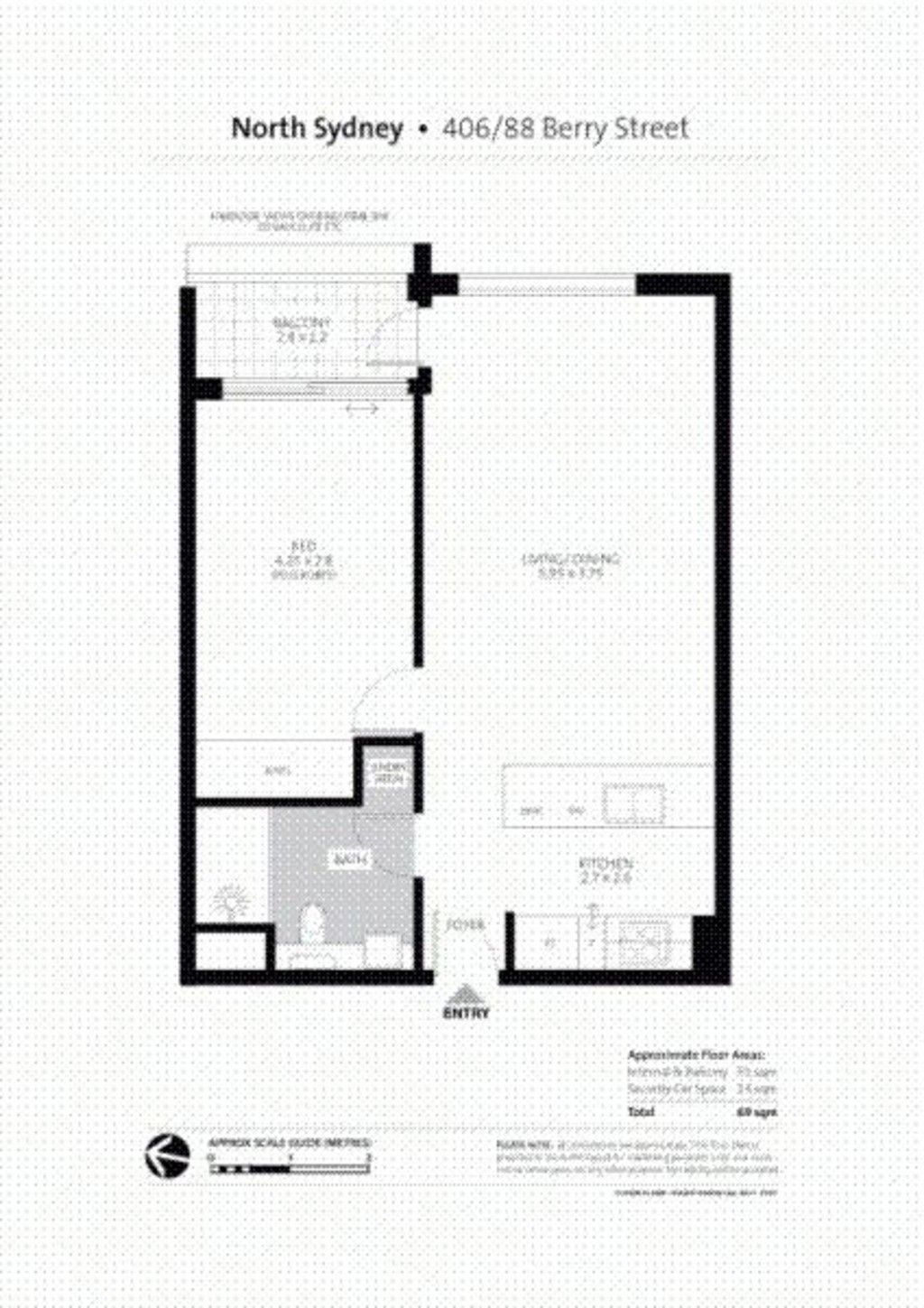 Stylish and Spacious one bedroom apartment with Harbour views