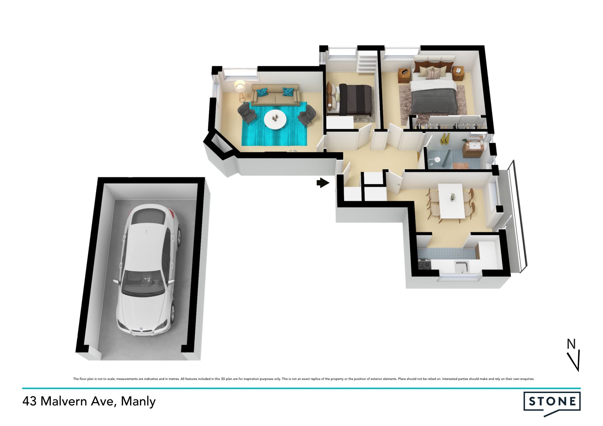 Beachside apartment footsteps to Manly