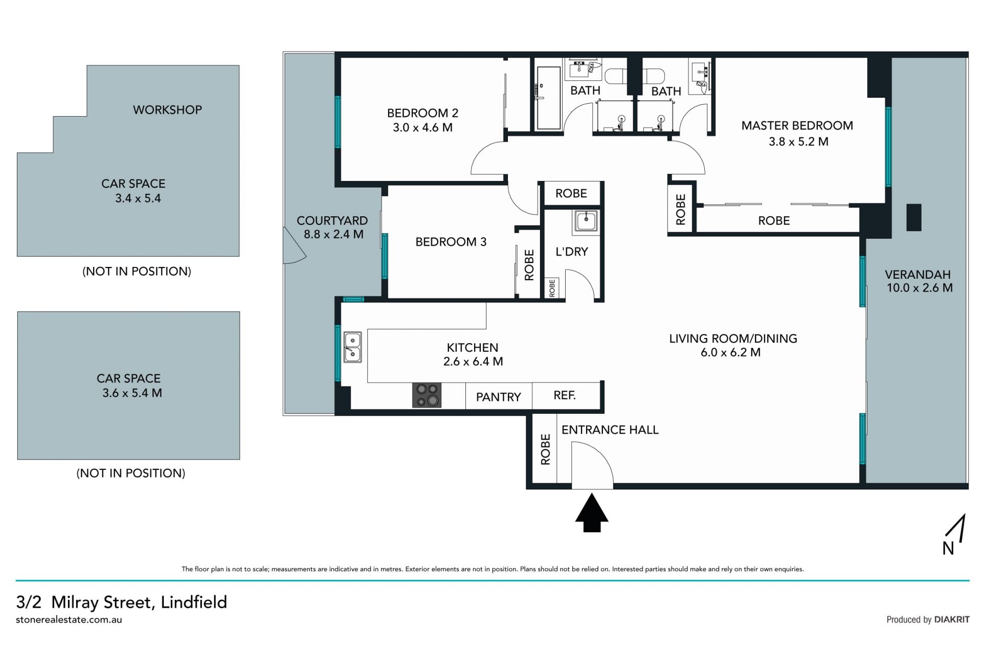 Elegant ground floor apartment in secure complex