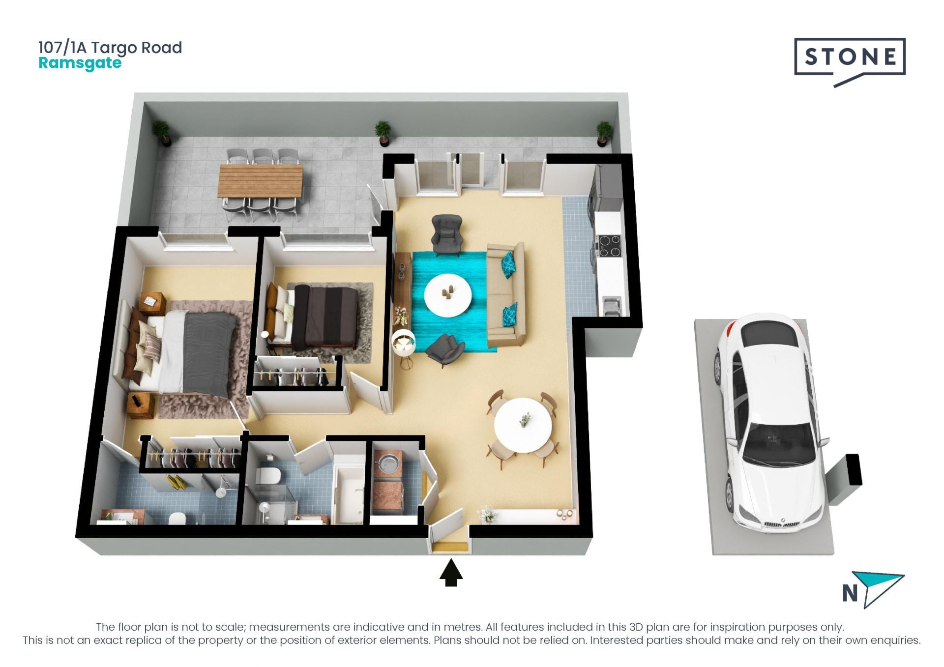Bright Apartment Offering Lifestyle and Convenience