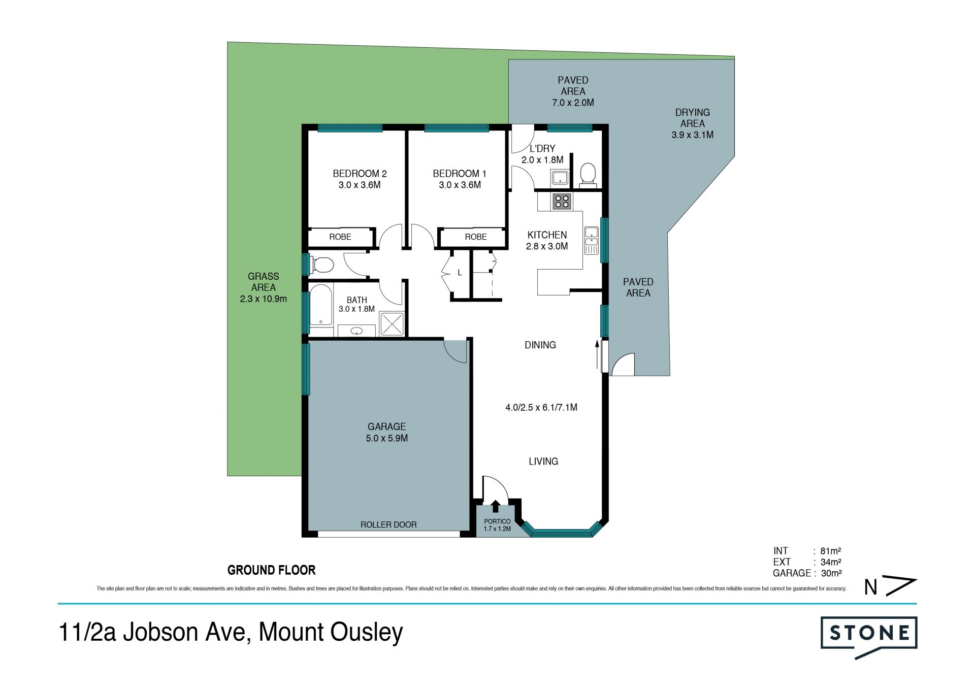 Freestanding villa in quiet cul-de-sac