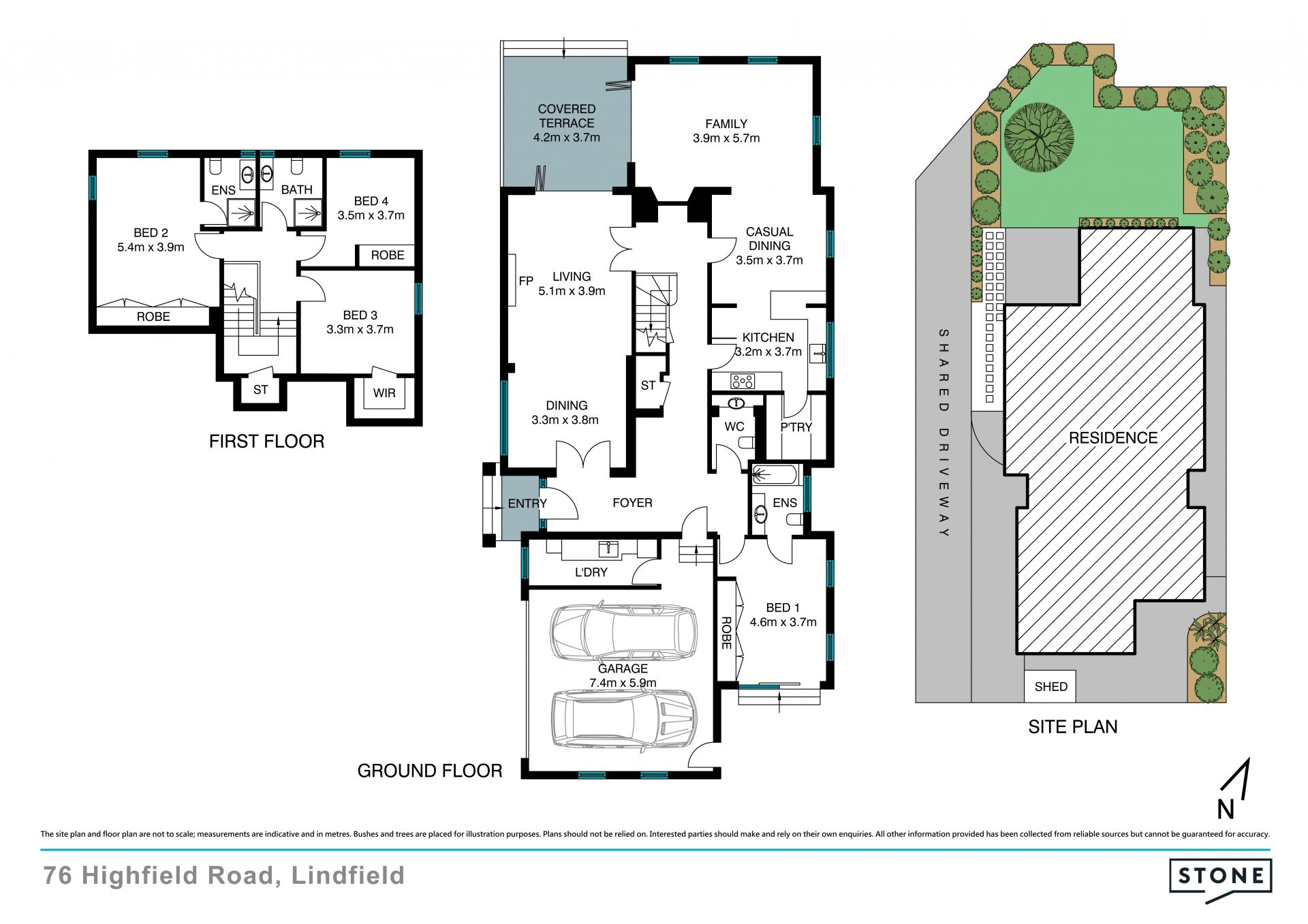 Spacious and modern living